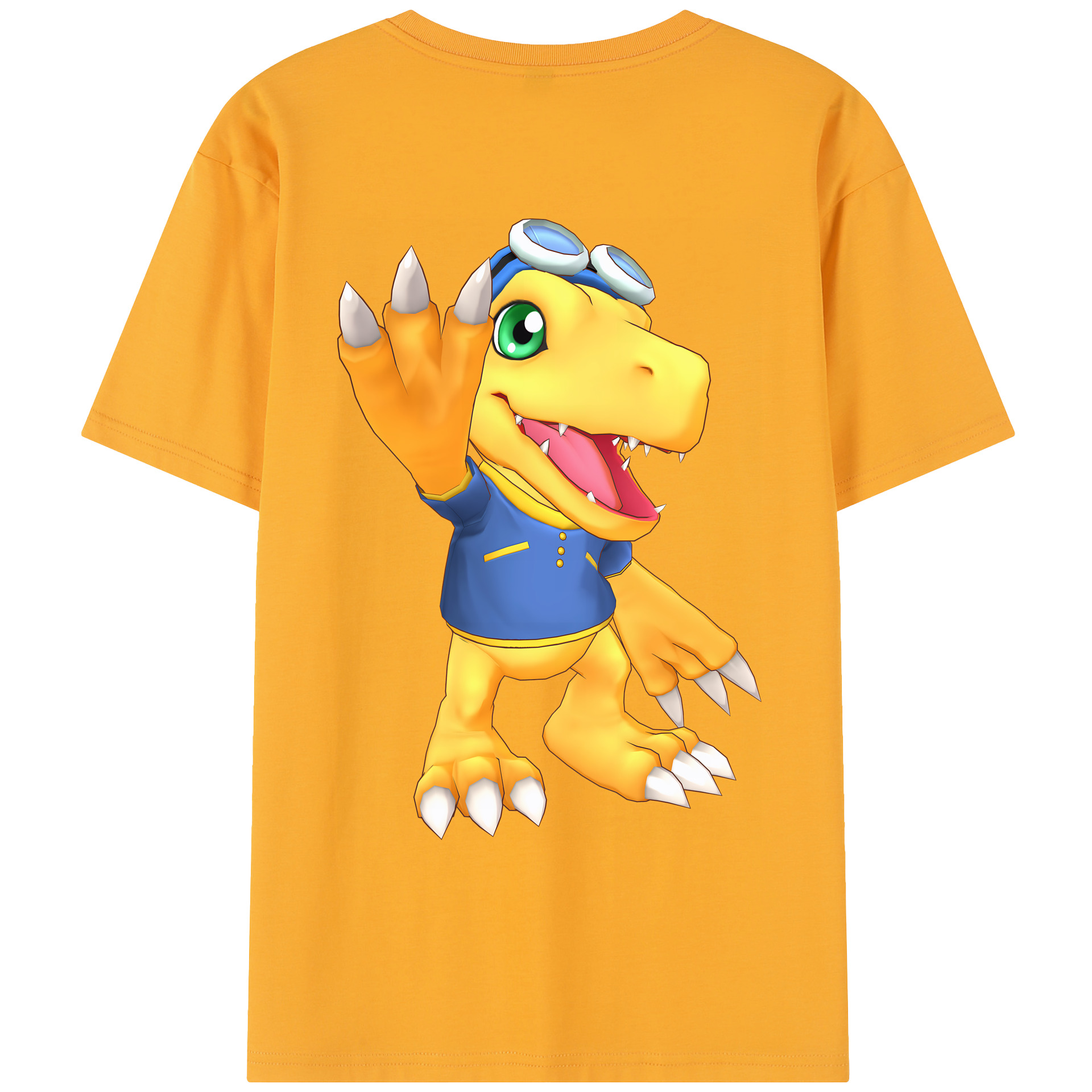 （画像用） Digimon デジタルモンスター/デジモン レディース半袖Tシャツ(バックプリント)