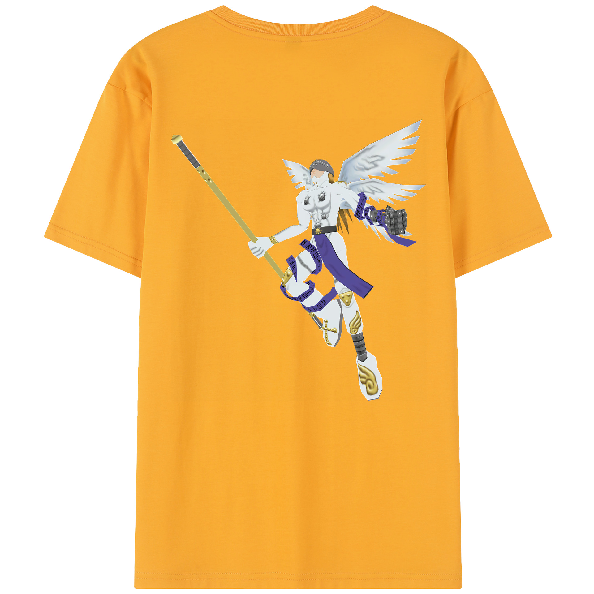 （画像用） Digimon デジタルモンスター/デジモン レディース半袖Tシャツ(バックプリント)