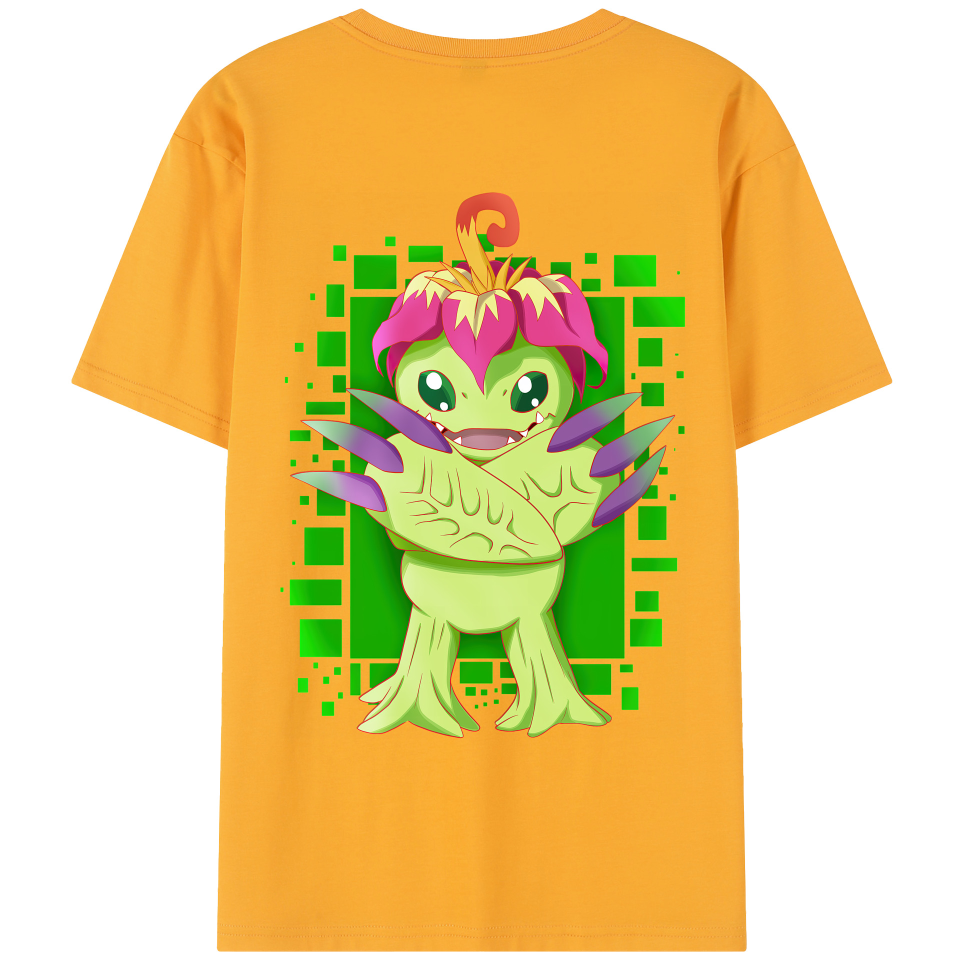 （画像用） Digimon デジタルモンスター/デジモン レディース半袖Tシャツ(バックプリント)