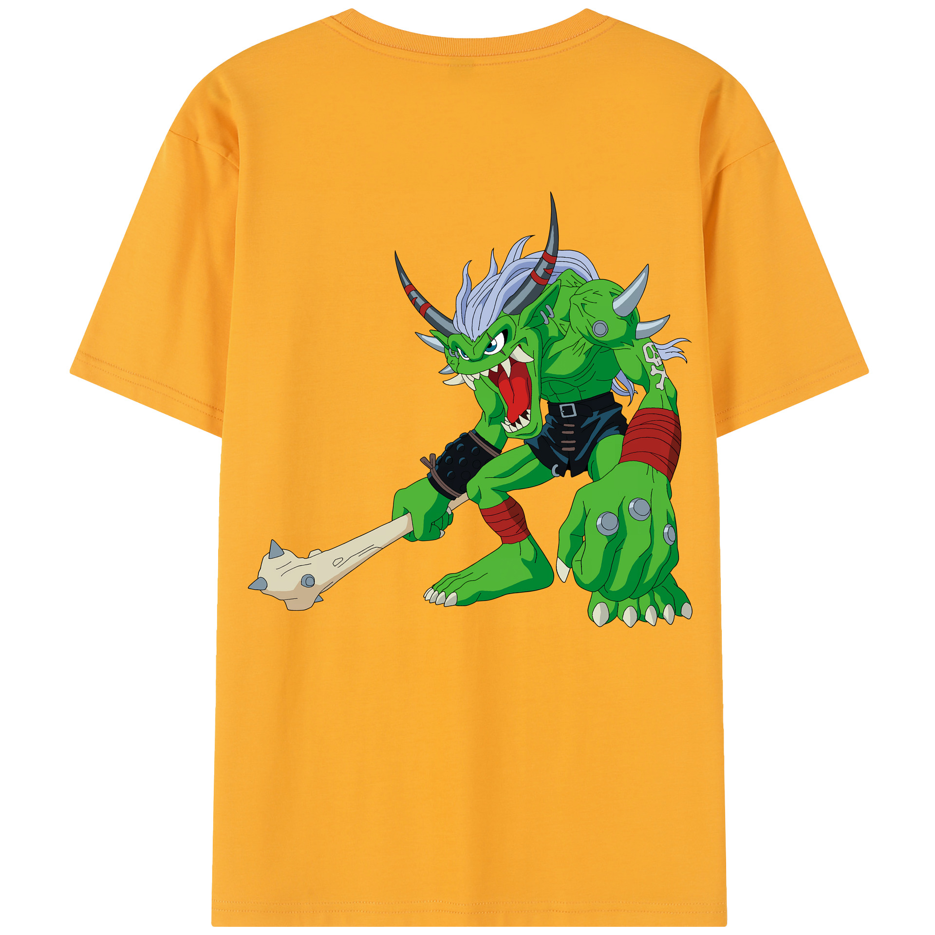 （画像用） Digimon デジタルモンスター/デジモン レディース半袖Tシャツ(バックプリント)