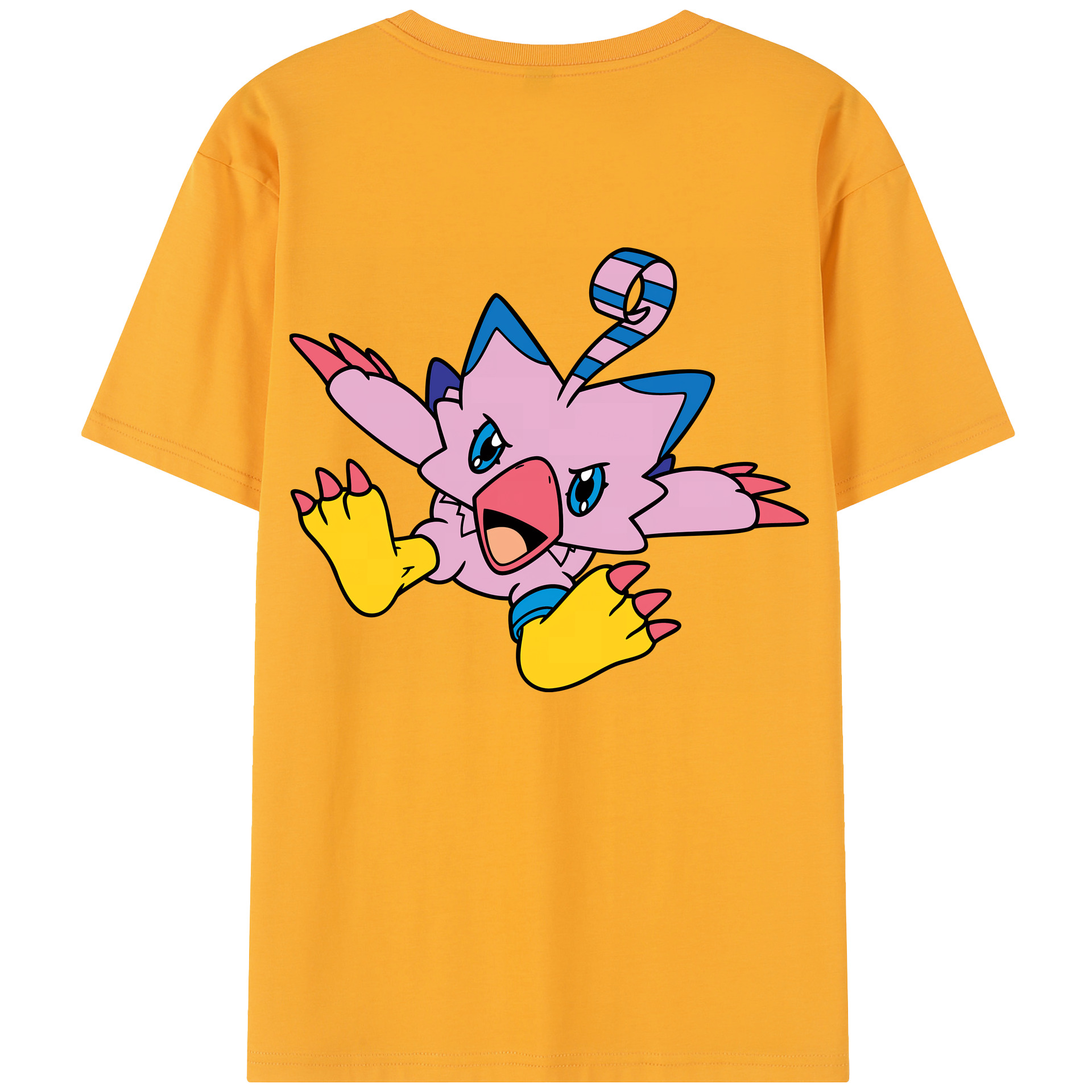 （画像用） Digimon デジタルモンスター/デジモン レディース半袖Tシャツ(バックプリント)