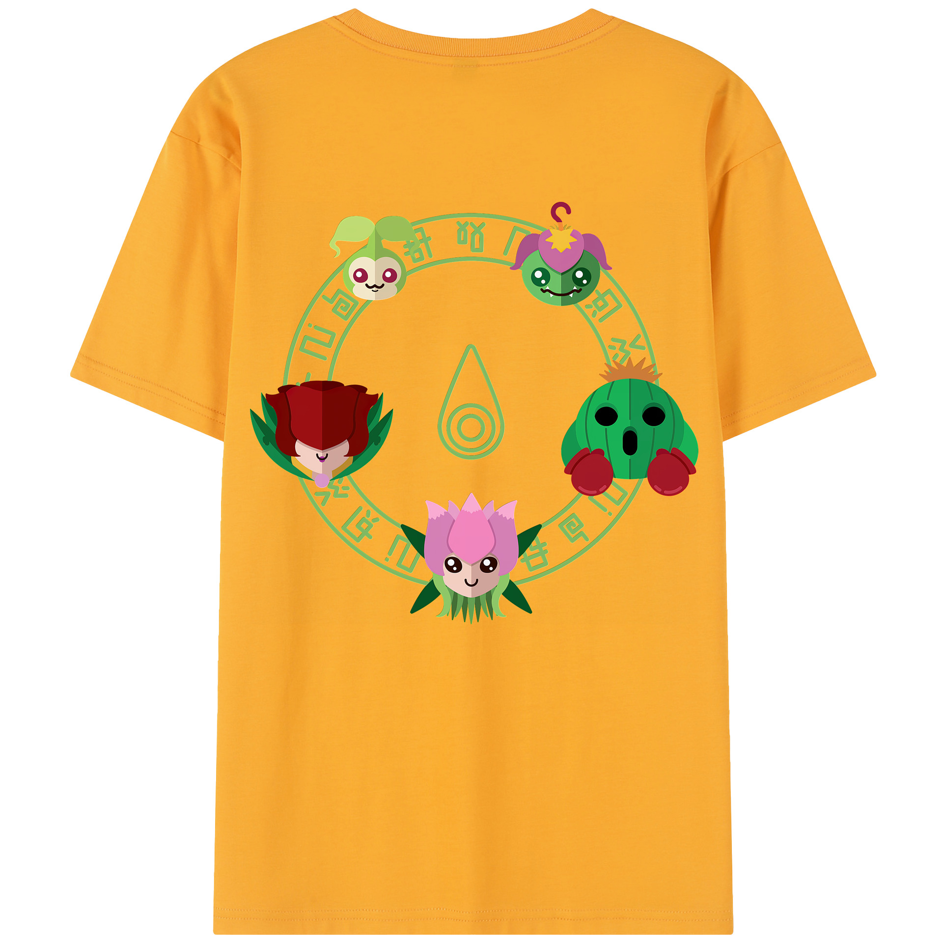 （画像用） Digimon デジタルモンスター/デジモン レディース半袖Tシャツ(バックプリント)