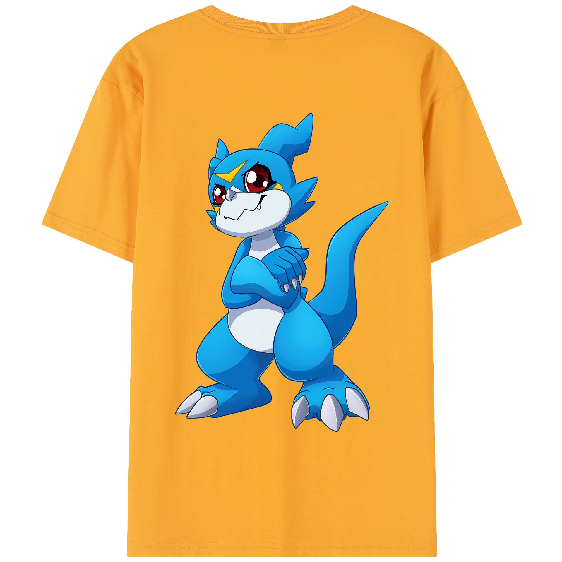 （画像用） Digimon デジタルモンスター/デジモン レディース半袖Tシャツ(バックプリント)