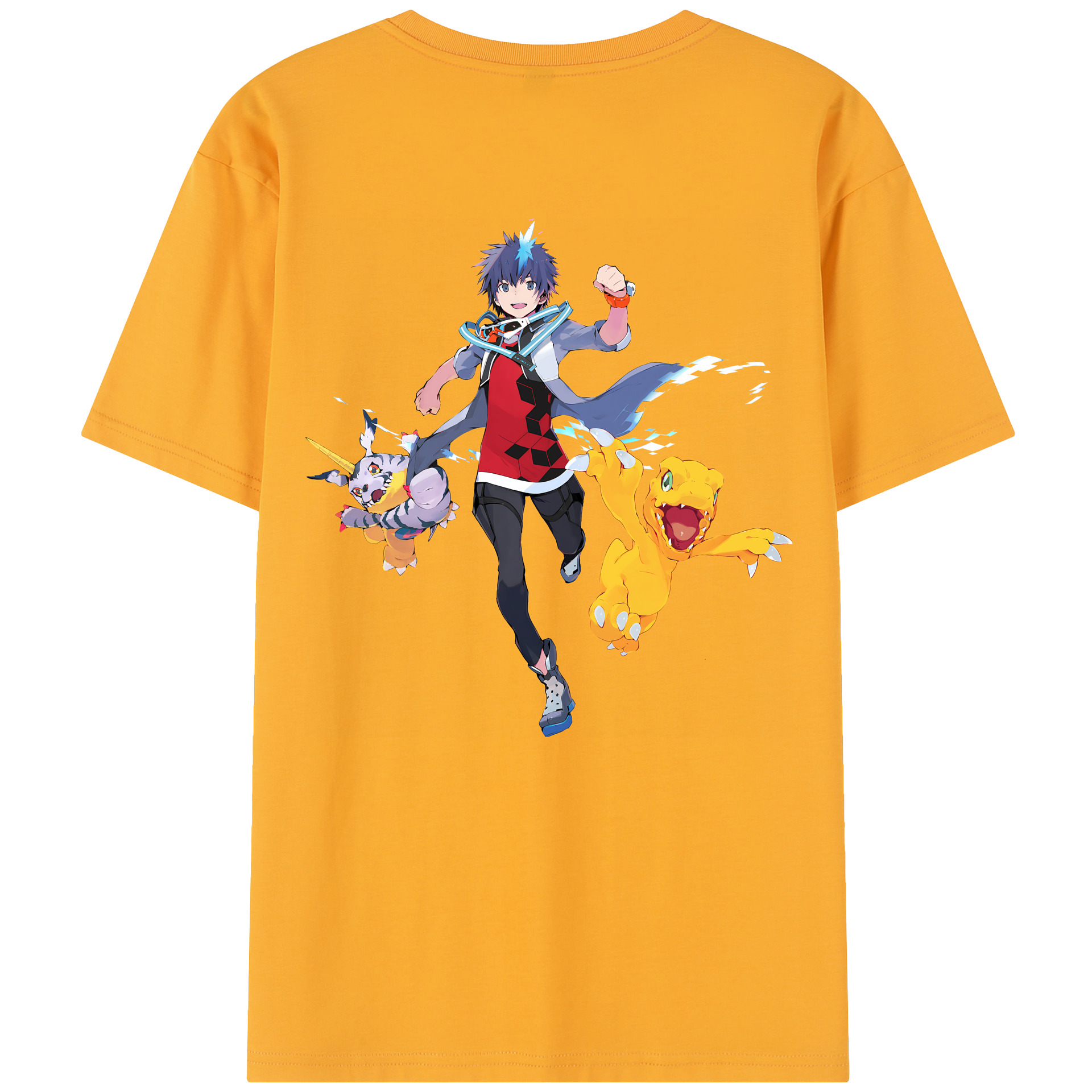 （画像用） Digimon デジタルモンスター/デジモン レディース半袖Tシャツ(バックプリント)