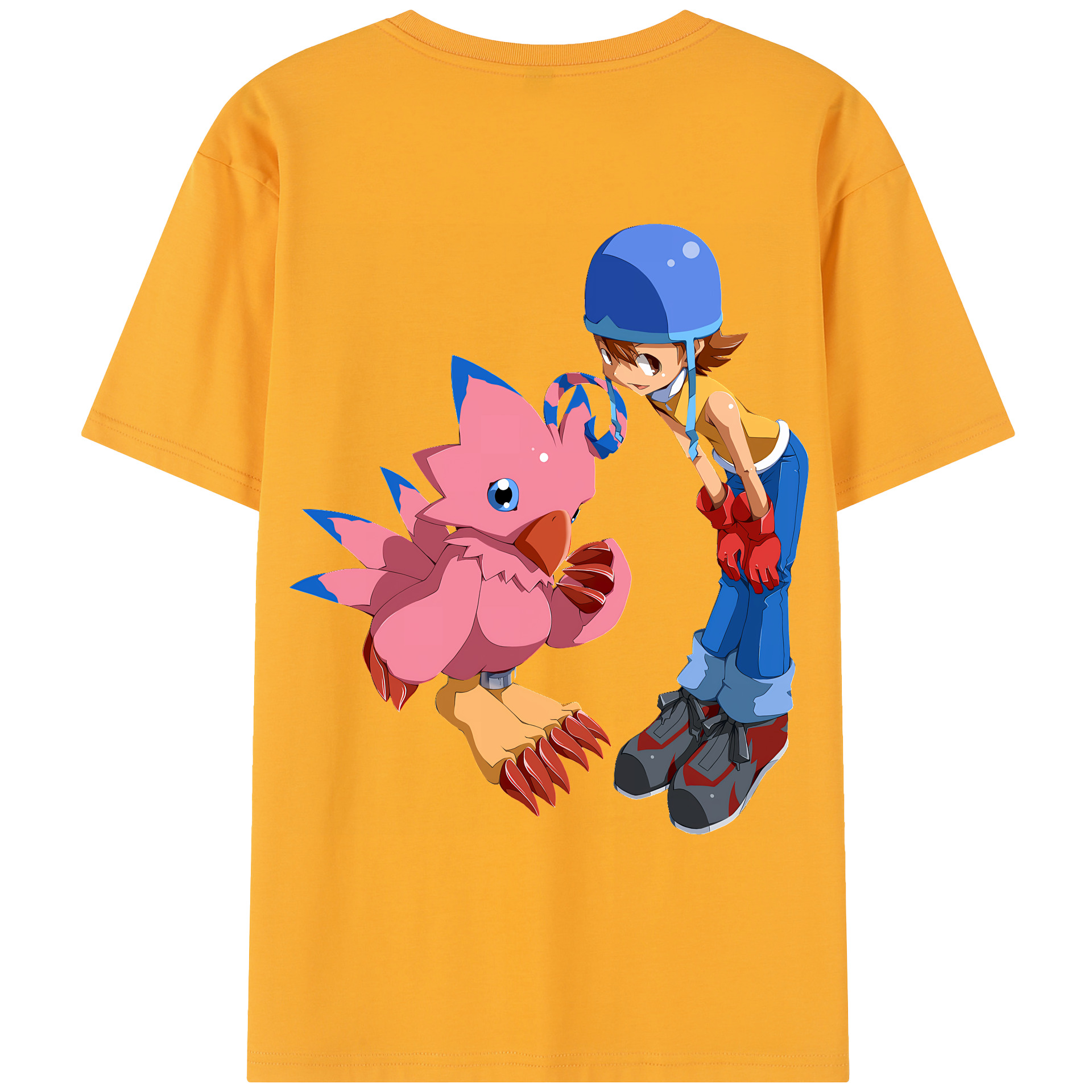 （画像用） Digimon デジタルモンスター/デジモン レディース半袖Tシャツ(バックプリント)