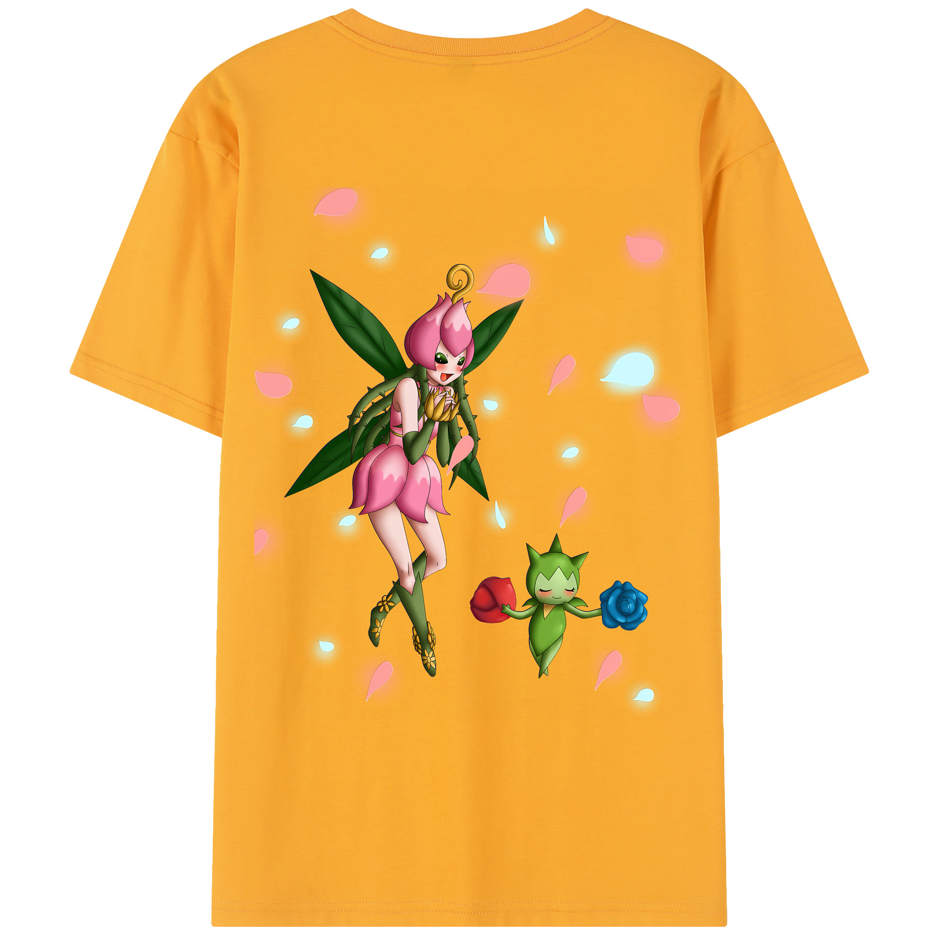 （画像用） Digimon デジタルモンスター/デジモン レディース半袖Tシャツ(バックプリント)