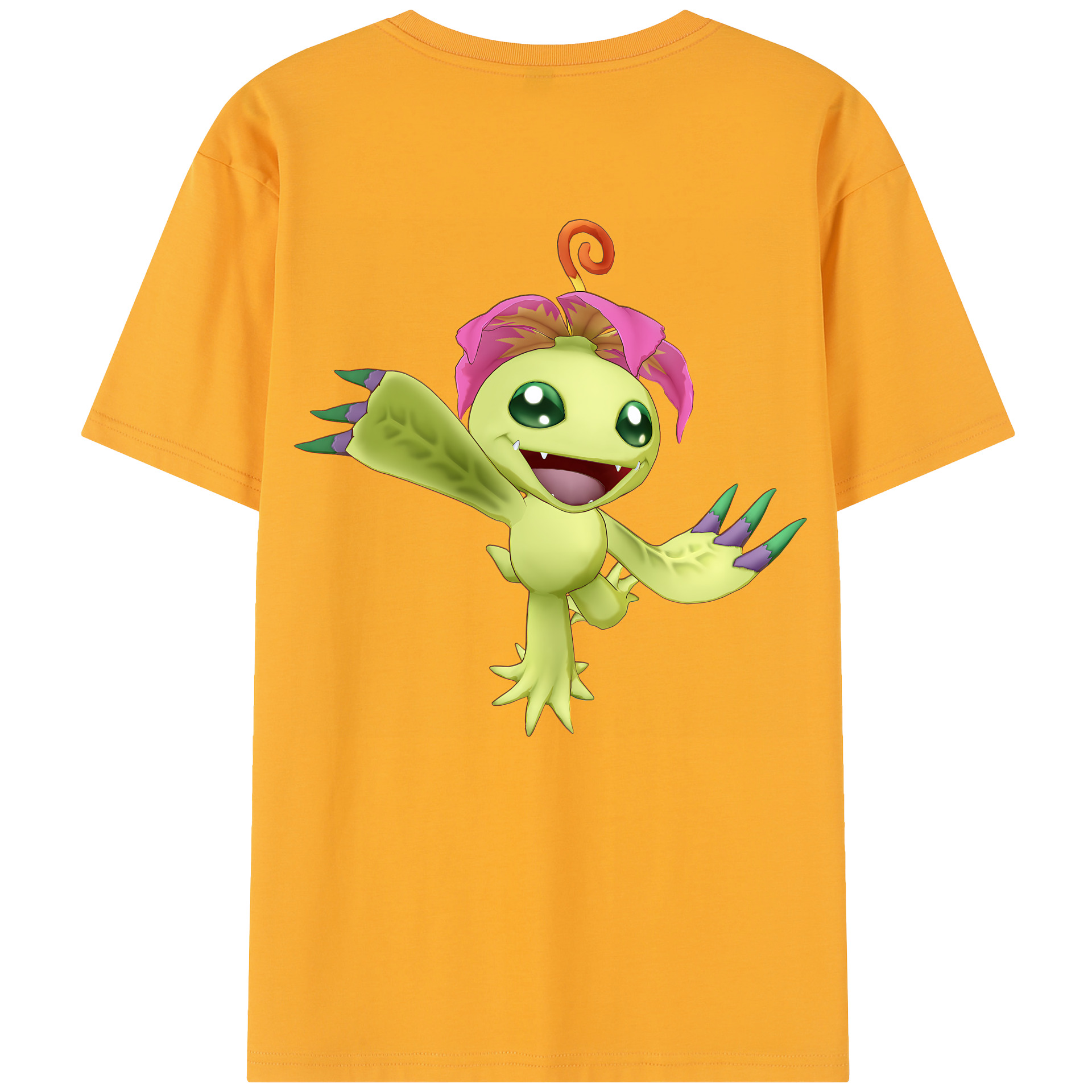 （画像用） Digimon デジタルモンスター/デジモン レディース半袖Tシャツ(バックプリント)