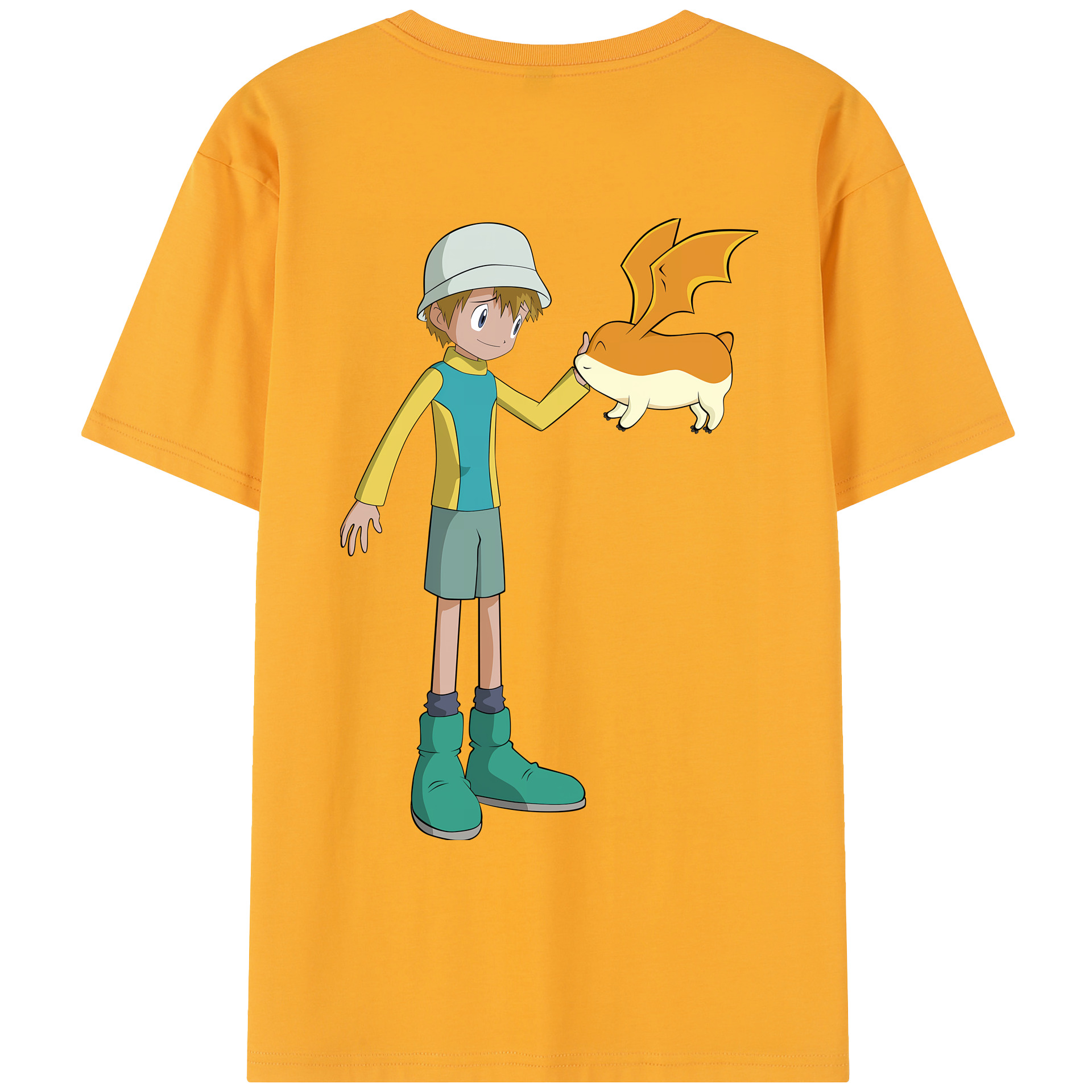 （画像用） Digimon デジタルモンスター/デジモン レディース半袖Tシャツ(バックプリント)