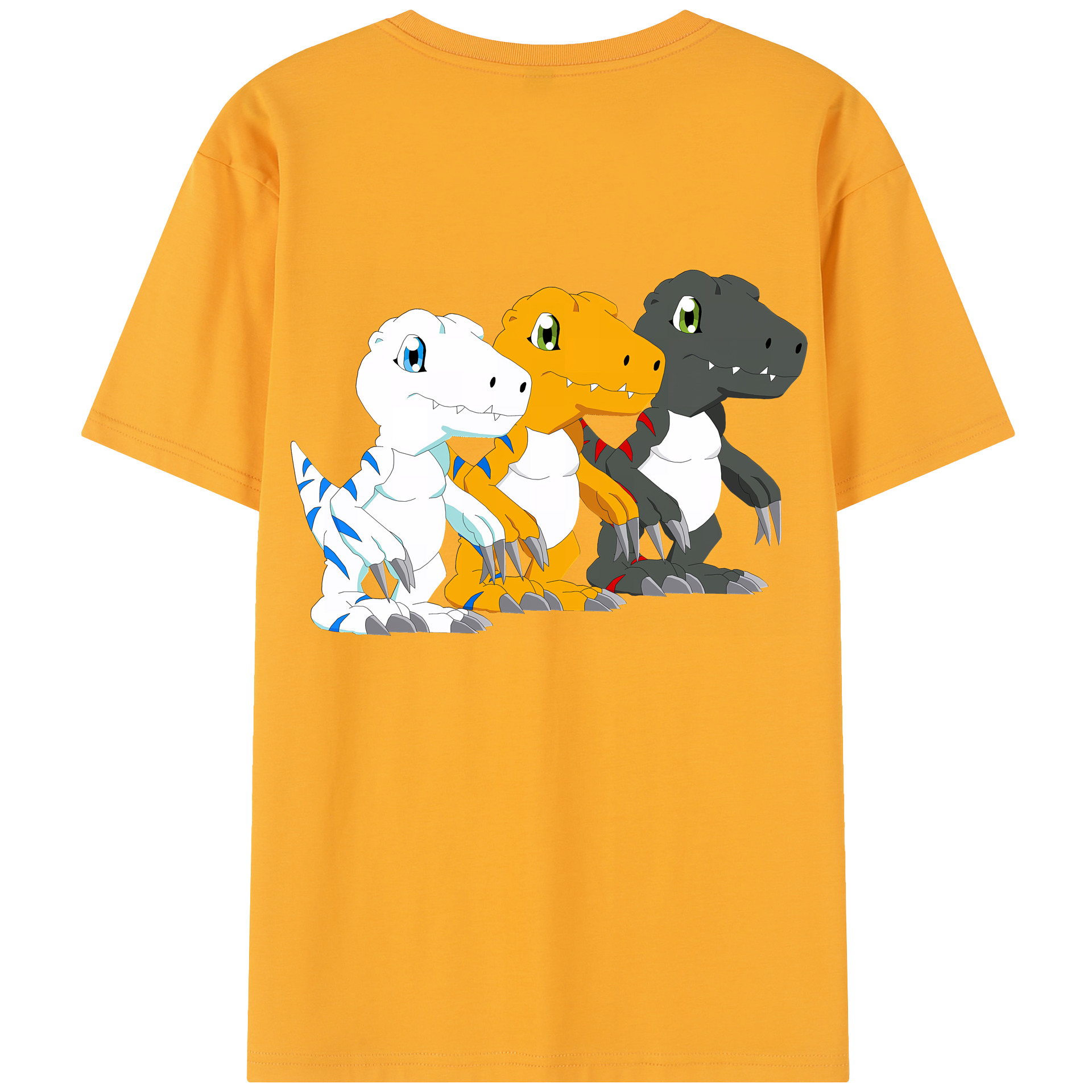 （画像用） Digimon デジタルモンスター/デジモン レディース半袖Tシャツ(バックプリント)
