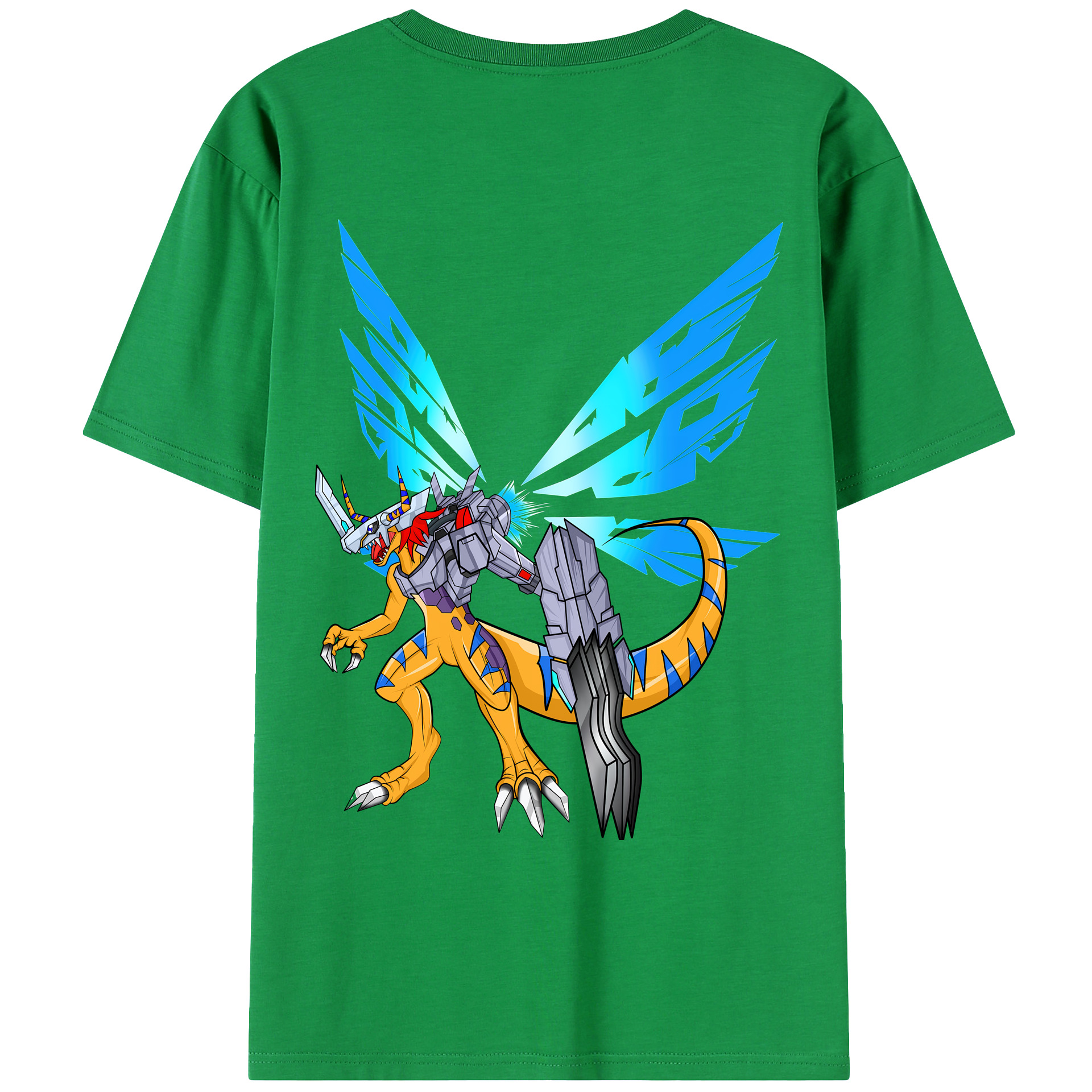 （画像用） Digimon デジタルモンスター/デジモン レディース半袖Tシャツ(バックプリント)