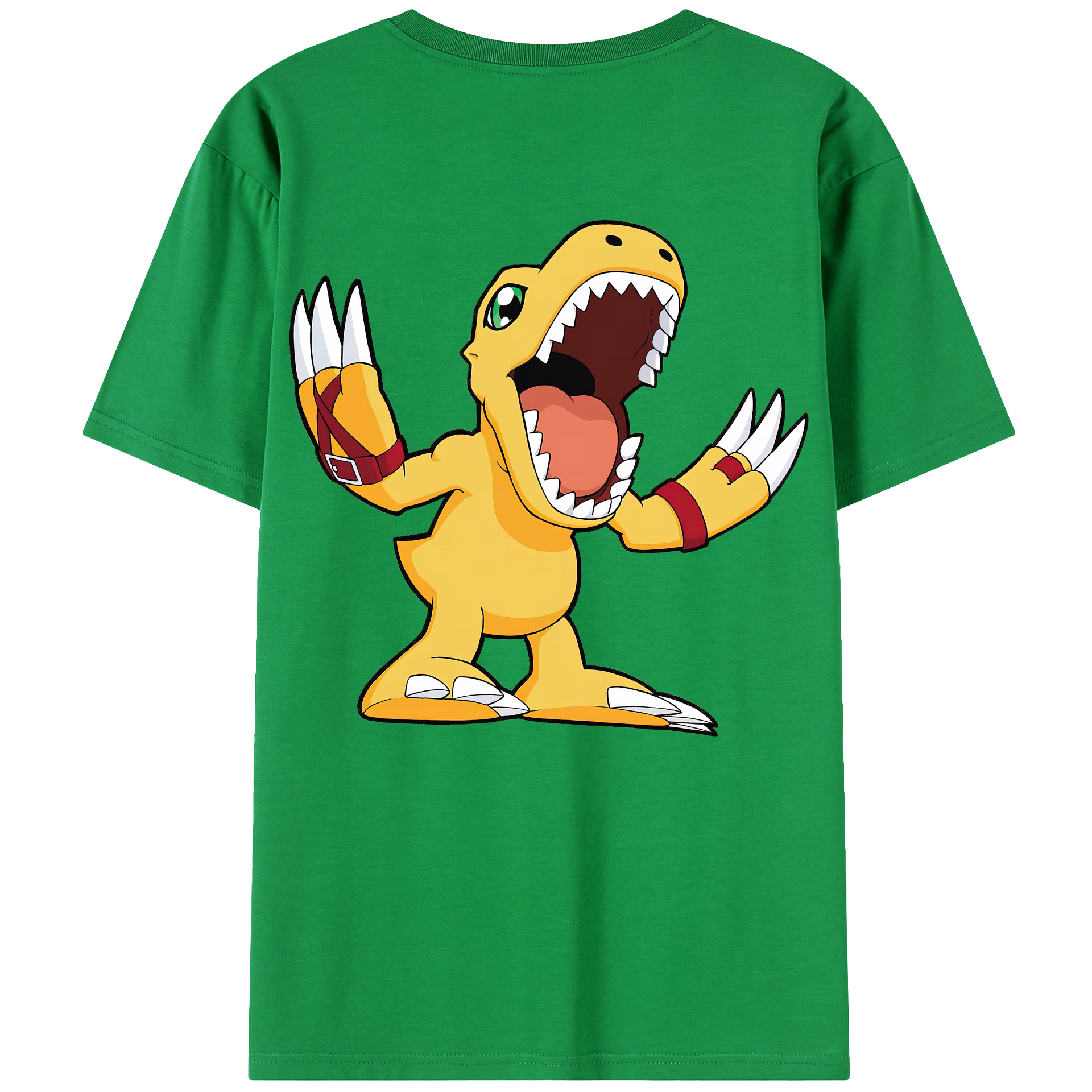 （画像用） Digimon デジタルモンスター/デジモン レディース半袖Tシャツ(バックプリント)