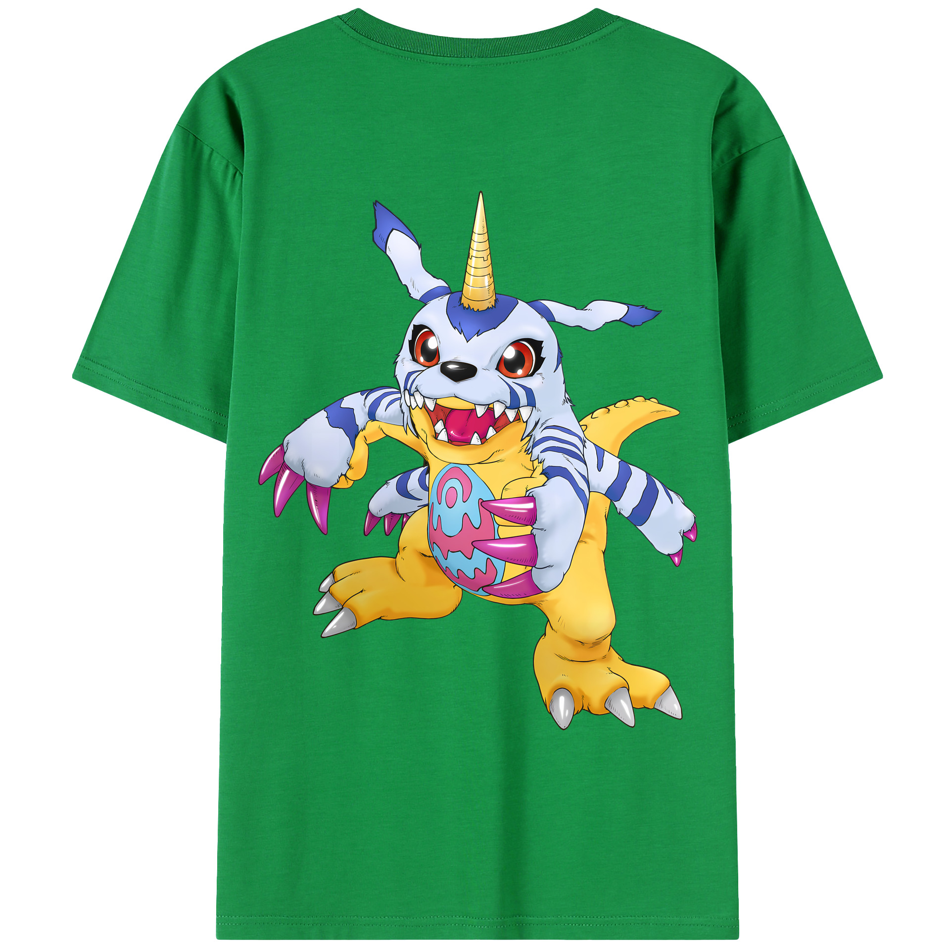 （画像用） Digimon デジタルモンスター/デジモン レディース半袖Tシャツ(バックプリント)