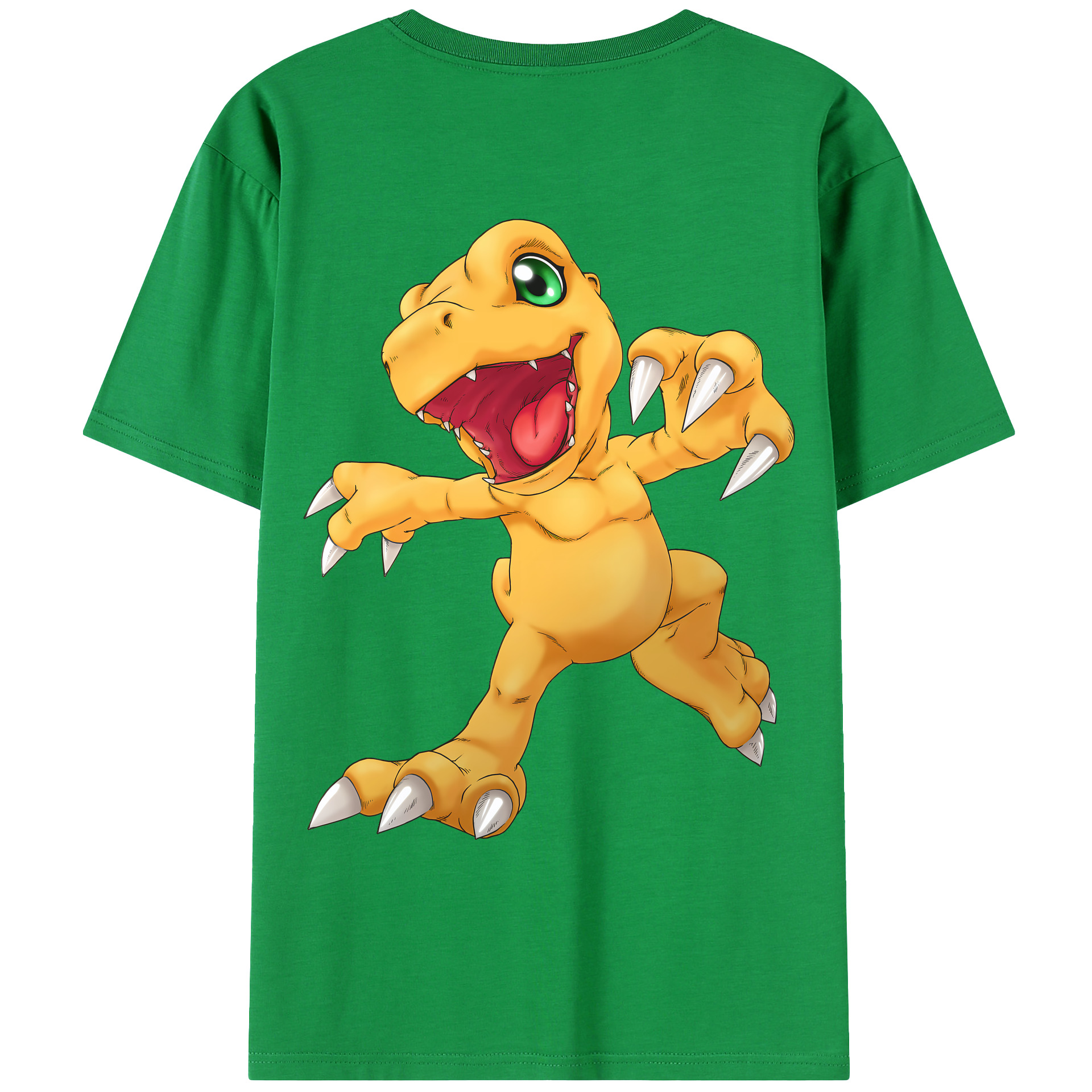 （画像用） Digimon デジタルモンスター/デジモン レディース半袖Tシャツ(バックプリント)