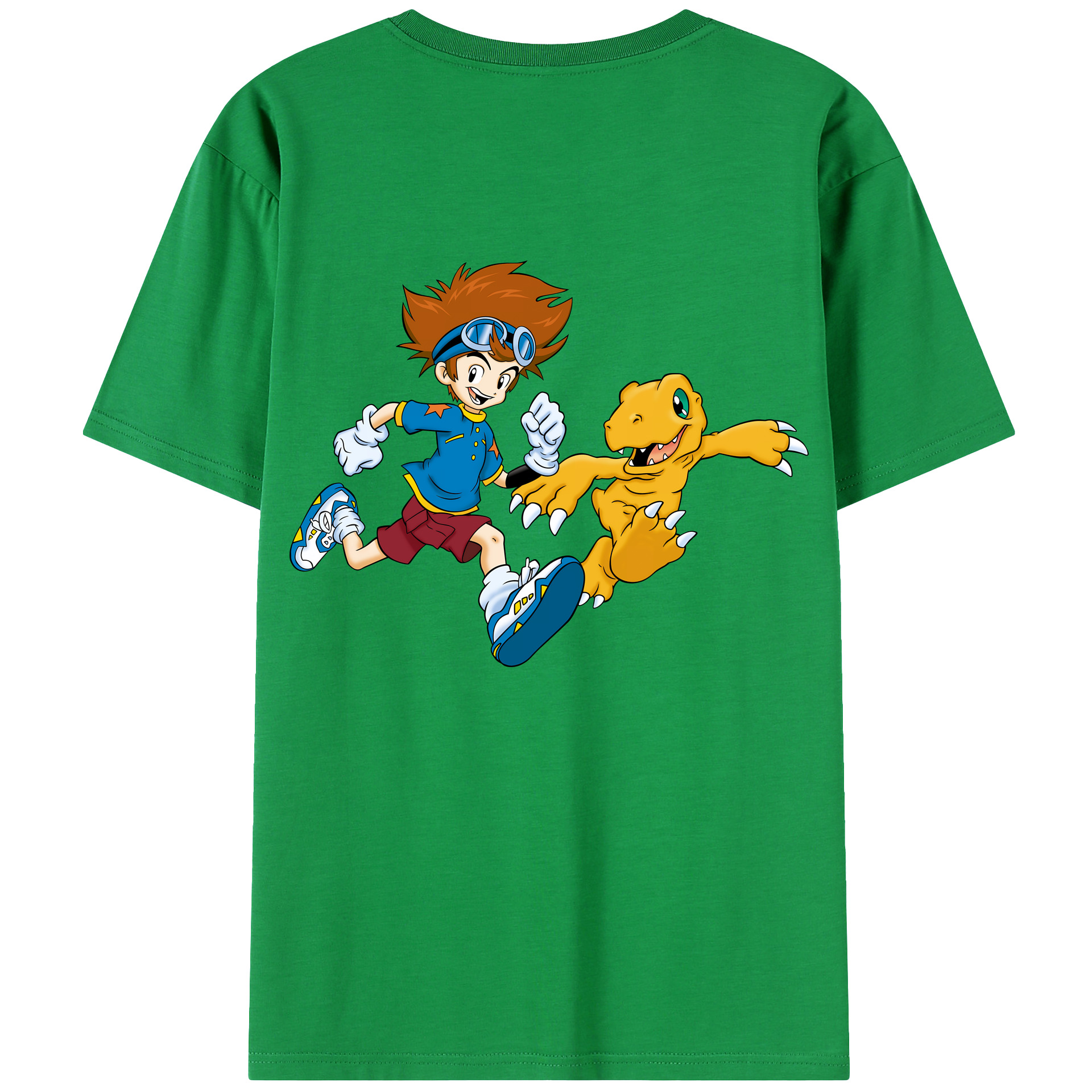 （画像用） Digimon デジタルモンスター/デジモン レディース半袖Tシャツ(バックプリント)