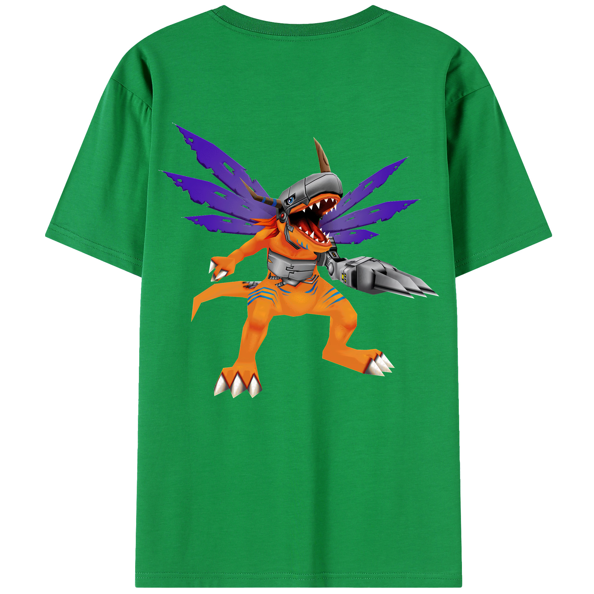 （画像用） Digimon デジタルモンスター/デジモン レディース半袖Tシャツ(バックプリント)