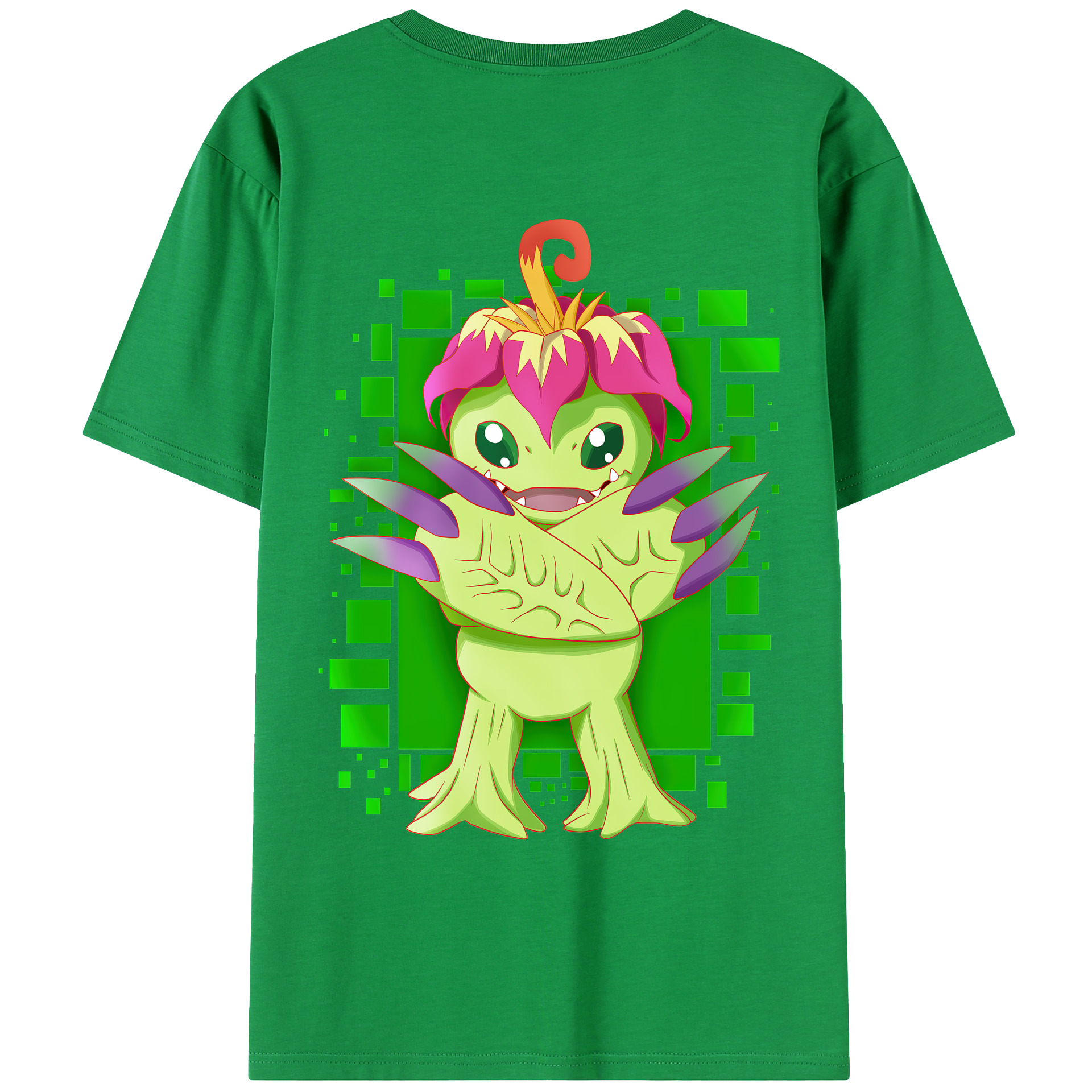 （画像用） Digimon デジタルモンスター/デジモン レディース半袖Tシャツ(バックプリント)