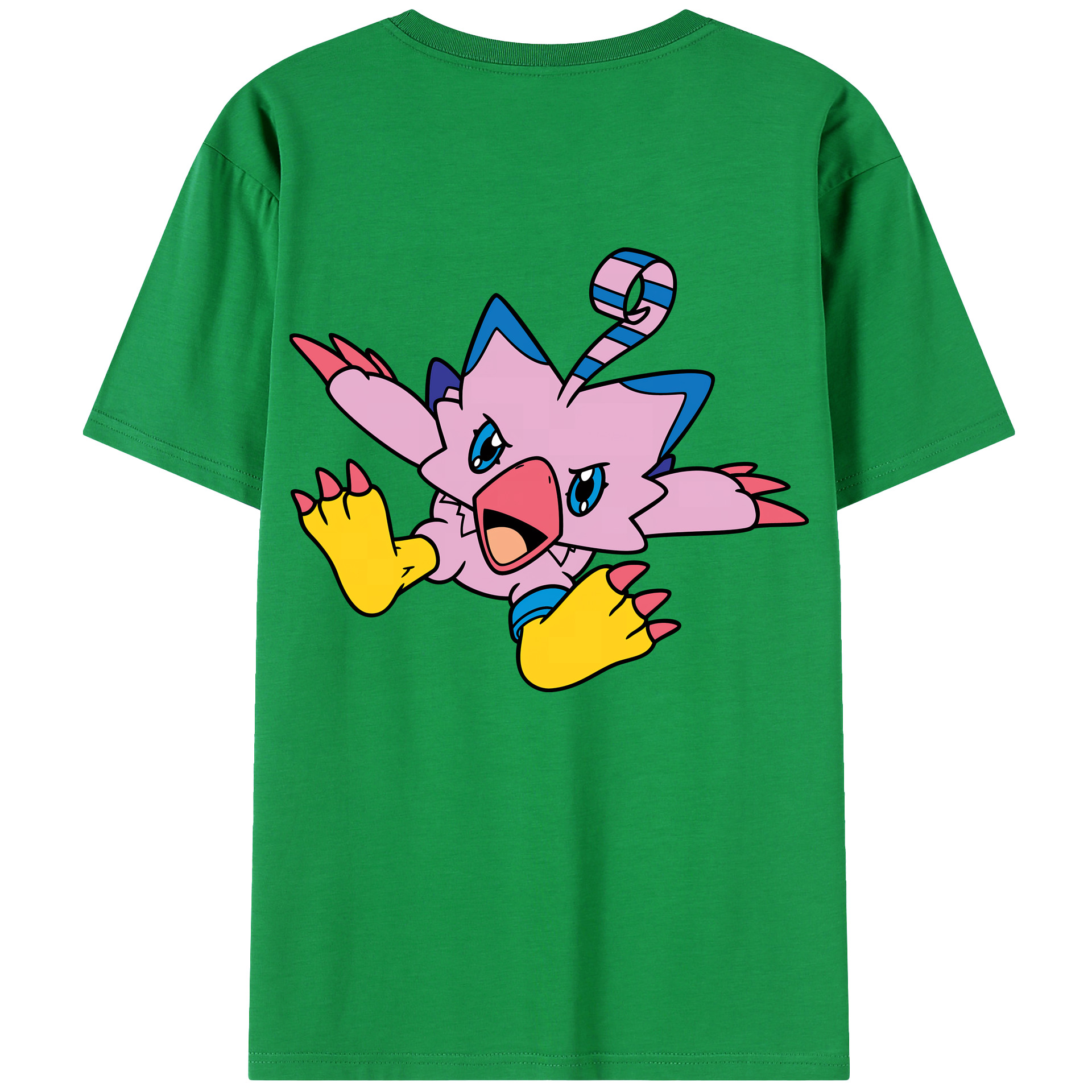 （画像用） Digimon デジタルモンスター/デジモン レディース半袖Tシャツ(バックプリント)