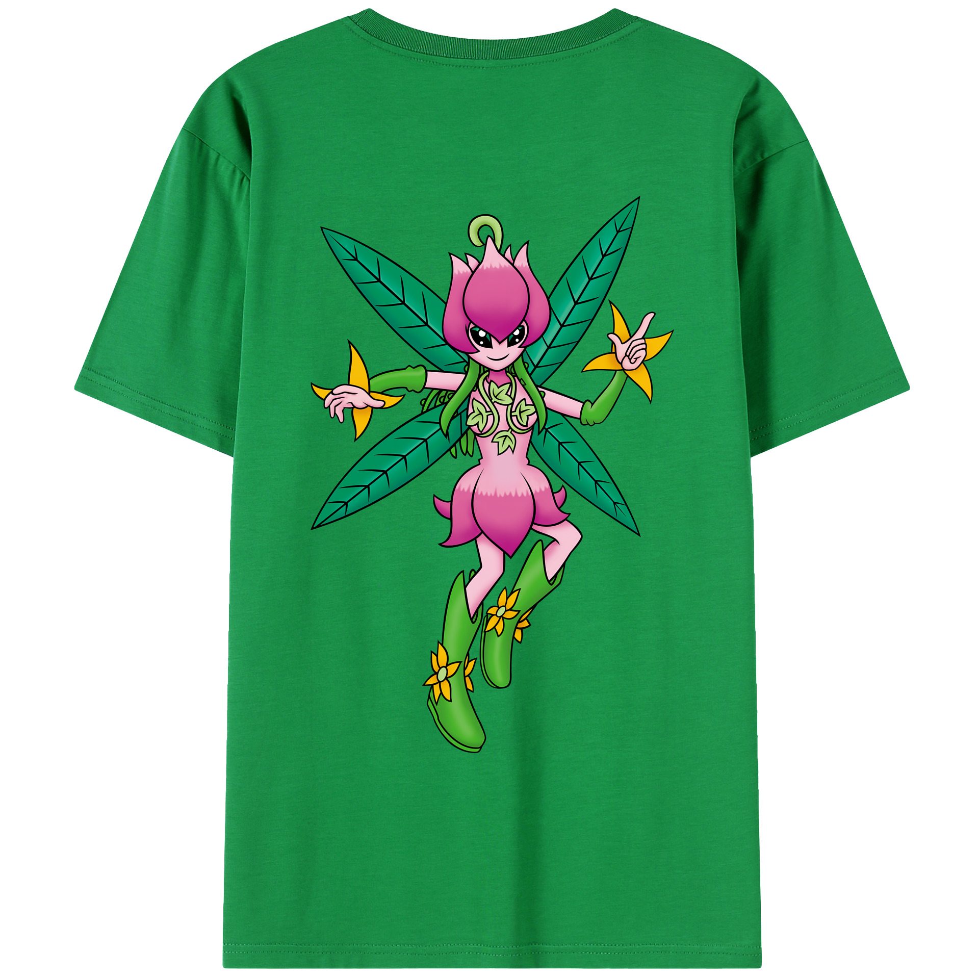 （画像用） Digimon デジタルモンスター/デジモン レディース半袖Tシャツ(バックプリント)