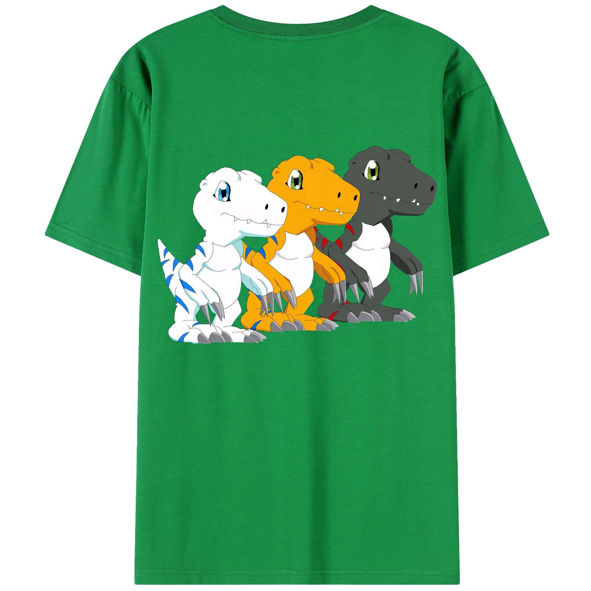 （画像用） Digimon デジタルモンスター/デジモン レディース半袖Tシャツ(バックプリント)