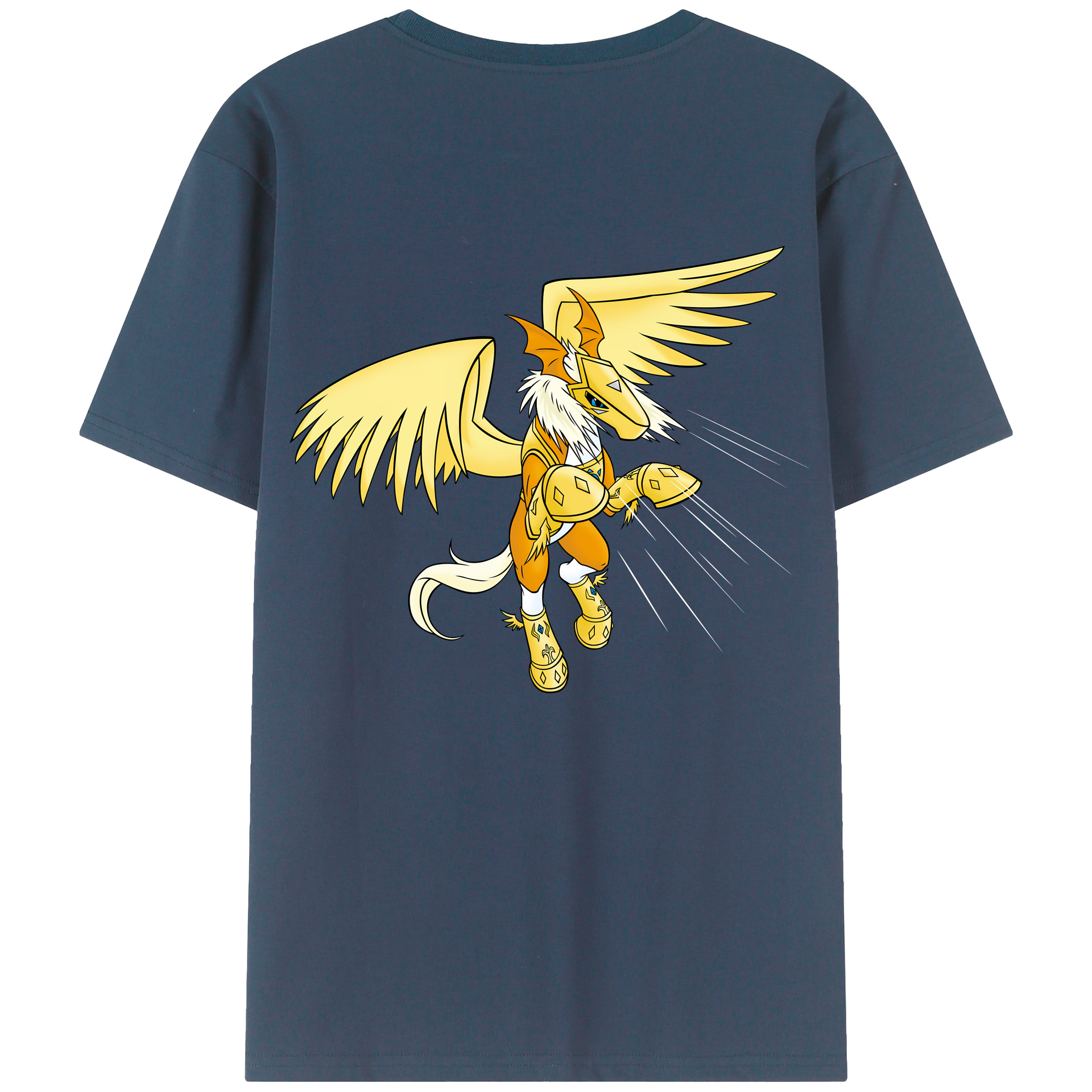 （画像用） Digimon デジタルモンスター/デジモン レディース半袖Tシャツ(バックプリント)