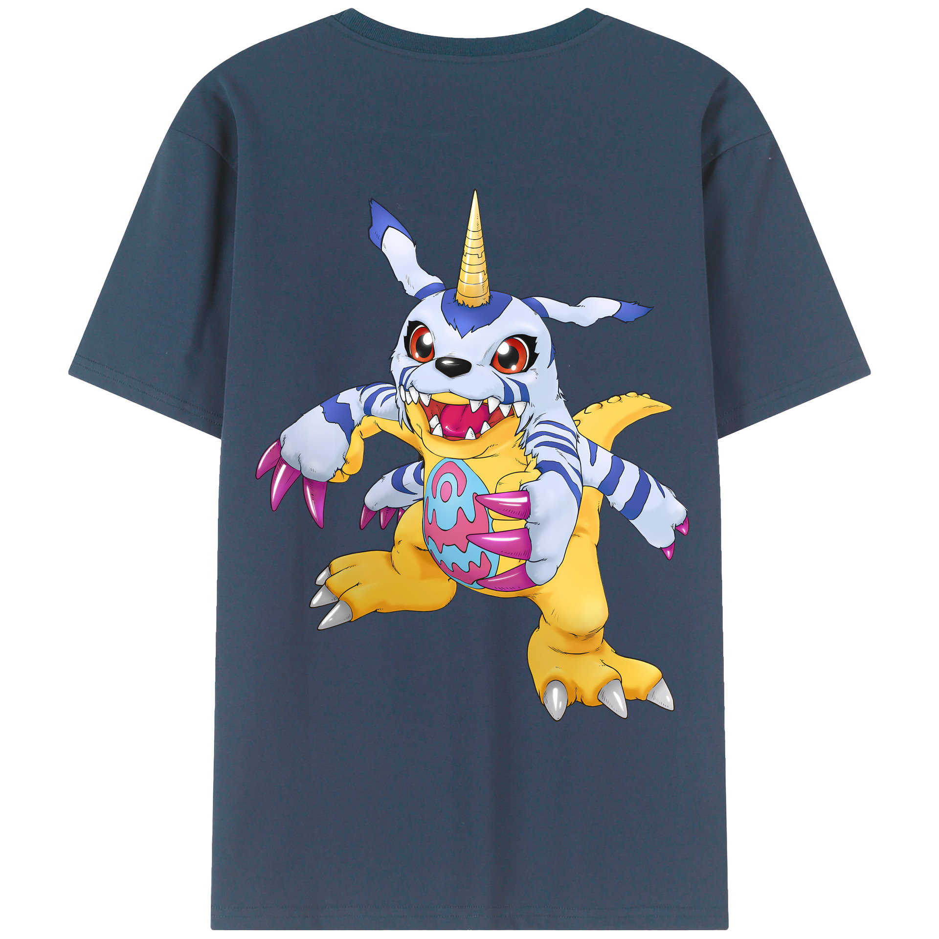 （画像用） Digimon デジタルモンスター/デジモン レディース半袖Tシャツ(バックプリント)