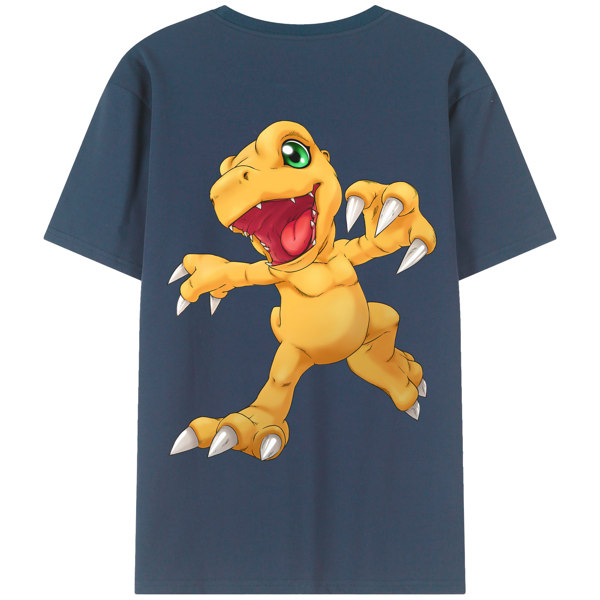 （画像用） Digimon デジタルモンスター/デジモン レディース半袖Tシャツ(バックプリント)