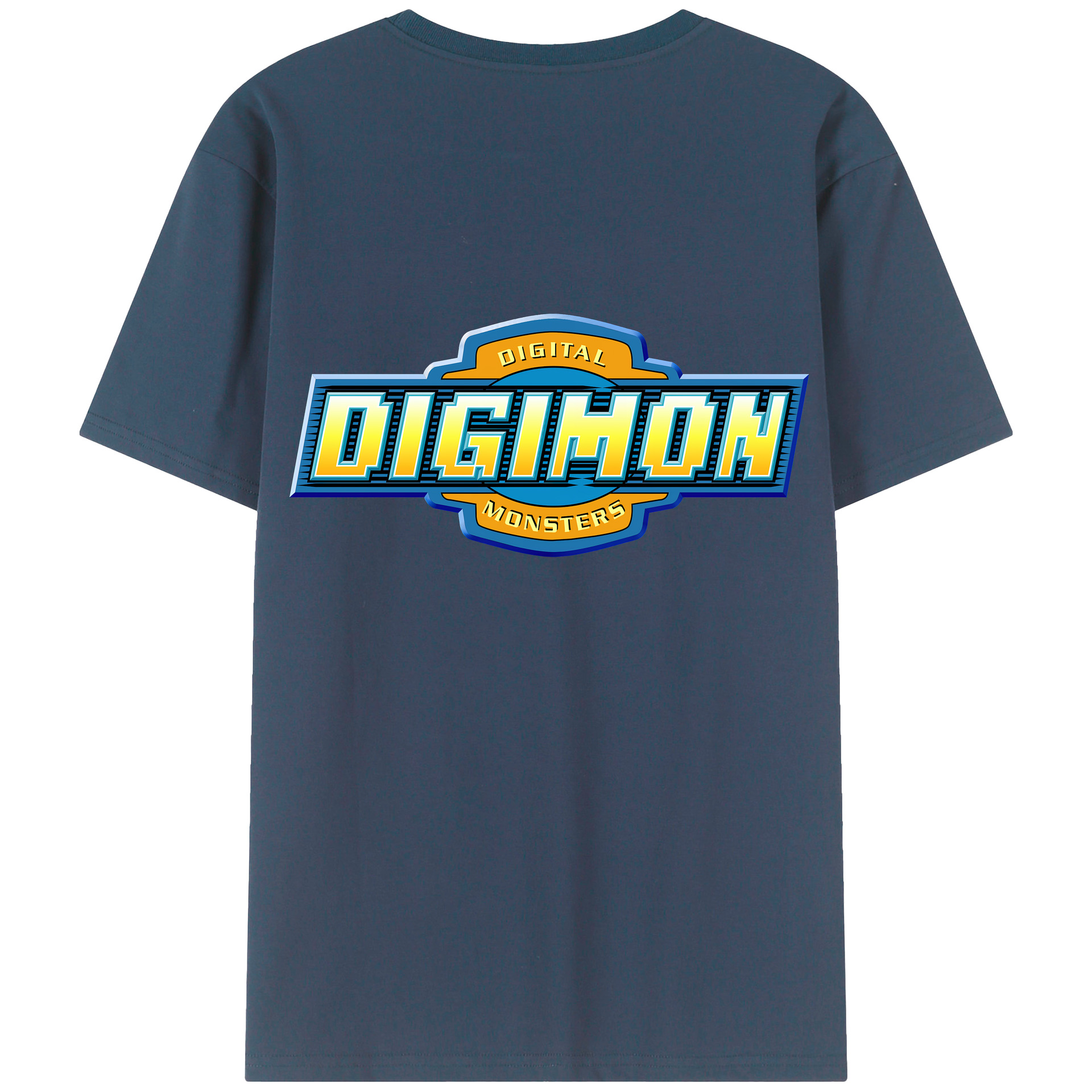 （画像用） Digimon デジタルモンスター/デジモン レディース半袖Tシャツ(バックプリント)