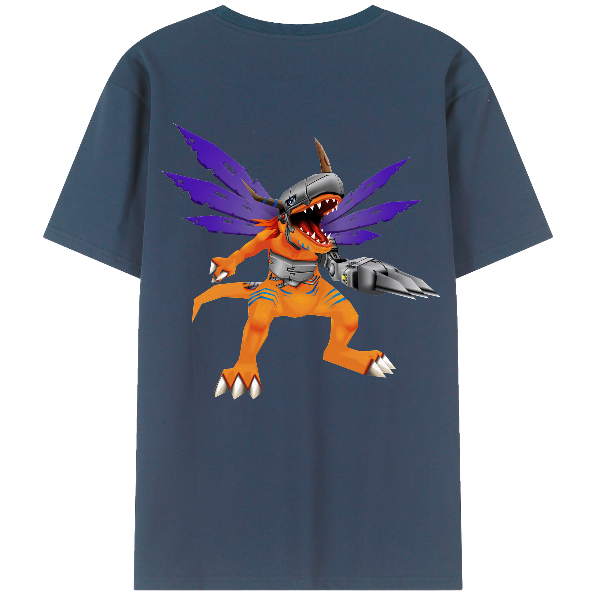 （画像用） Digimon デジタルモンスター/デジモン レディース半袖Tシャツ(バックプリント)