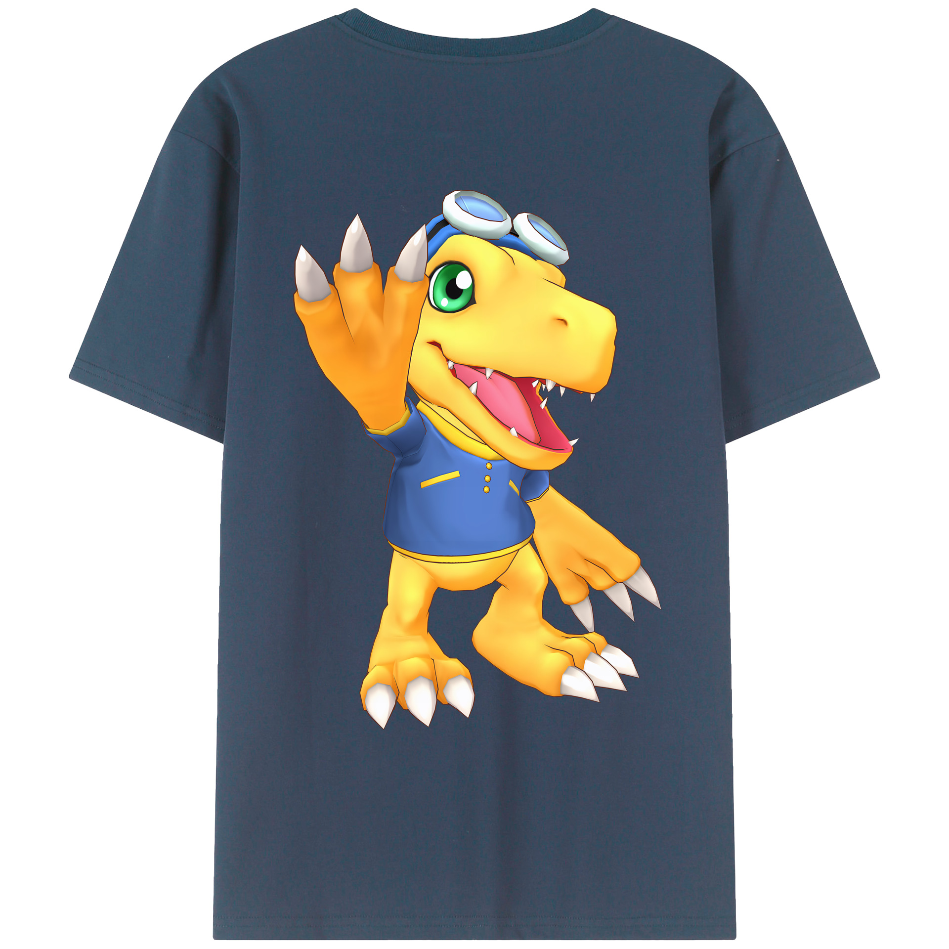 （画像用） Digimon デジタルモンスター/デジモン レディース半袖Tシャツ(バックプリント)