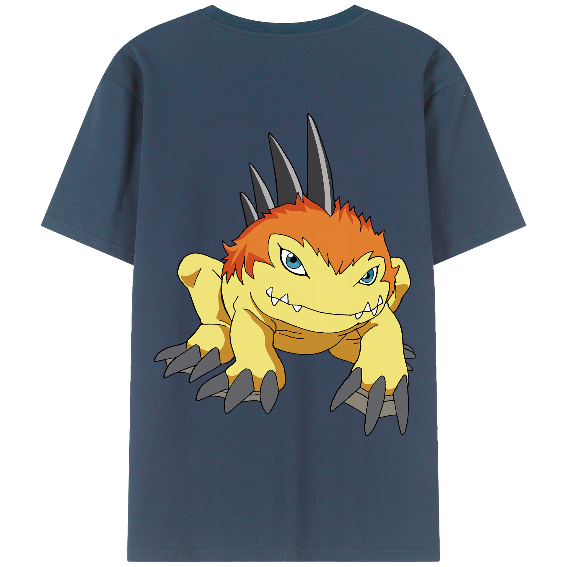 （画像用） Digimon デジタルモンスター/デジモン レディース半袖Tシャツ(バックプリント)