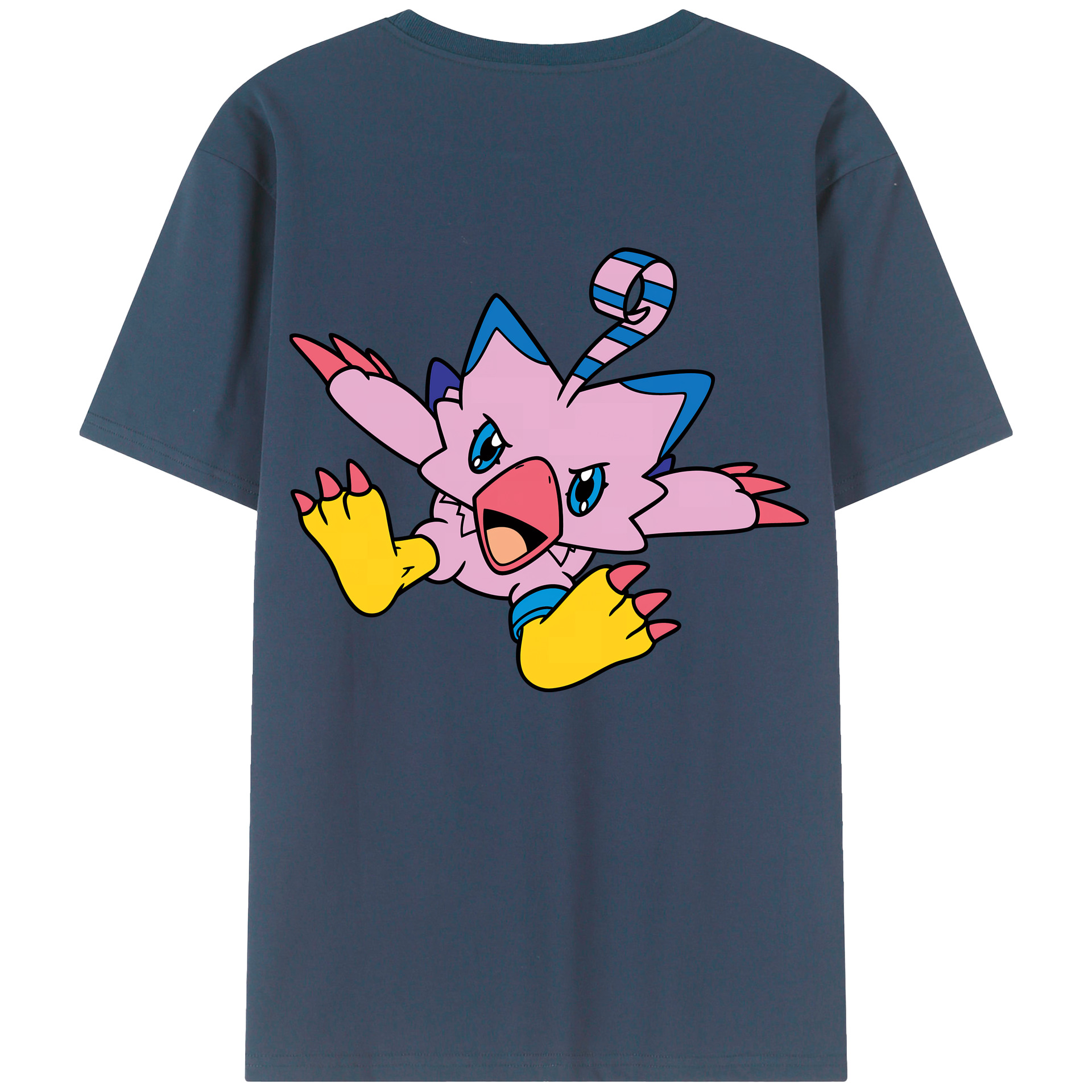 （画像用） Digimon デジタルモンスター/デジモン レディース半袖Tシャツ(バックプリント)