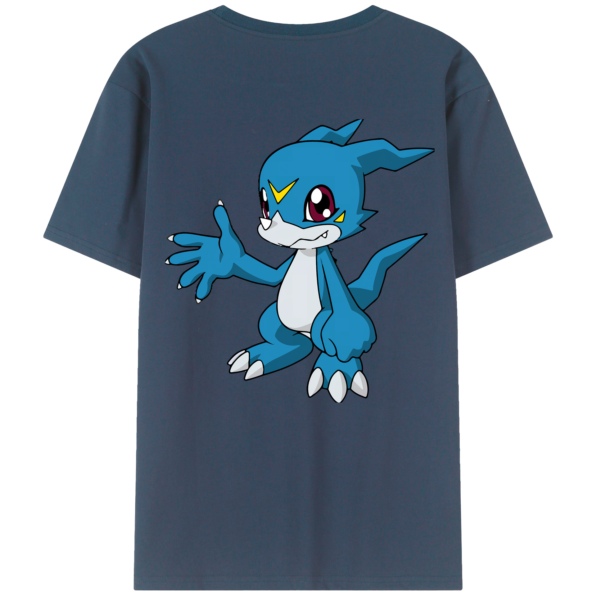 （画像用） Digimon デジタルモンスター/デジモン レディース半袖Tシャツ(バックプリント)