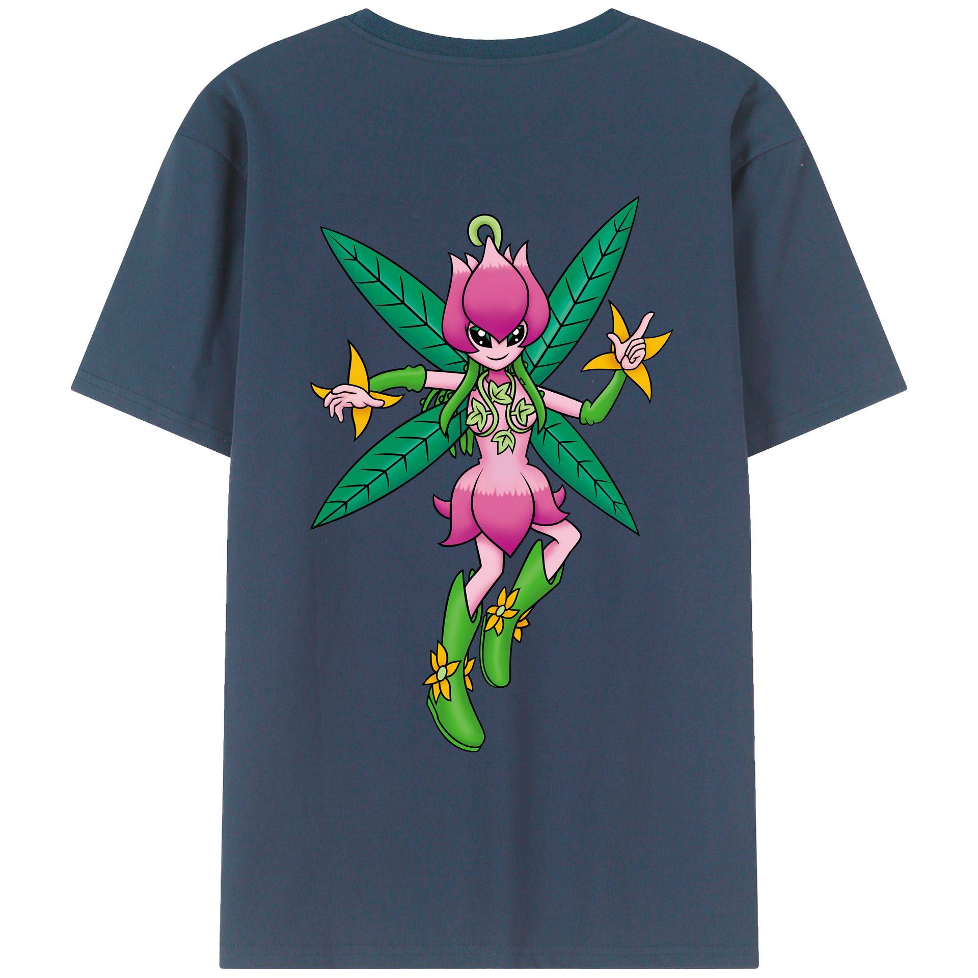 （画像用） Digimon デジタルモンスター/デジモン レディース半袖Tシャツ(バックプリント)