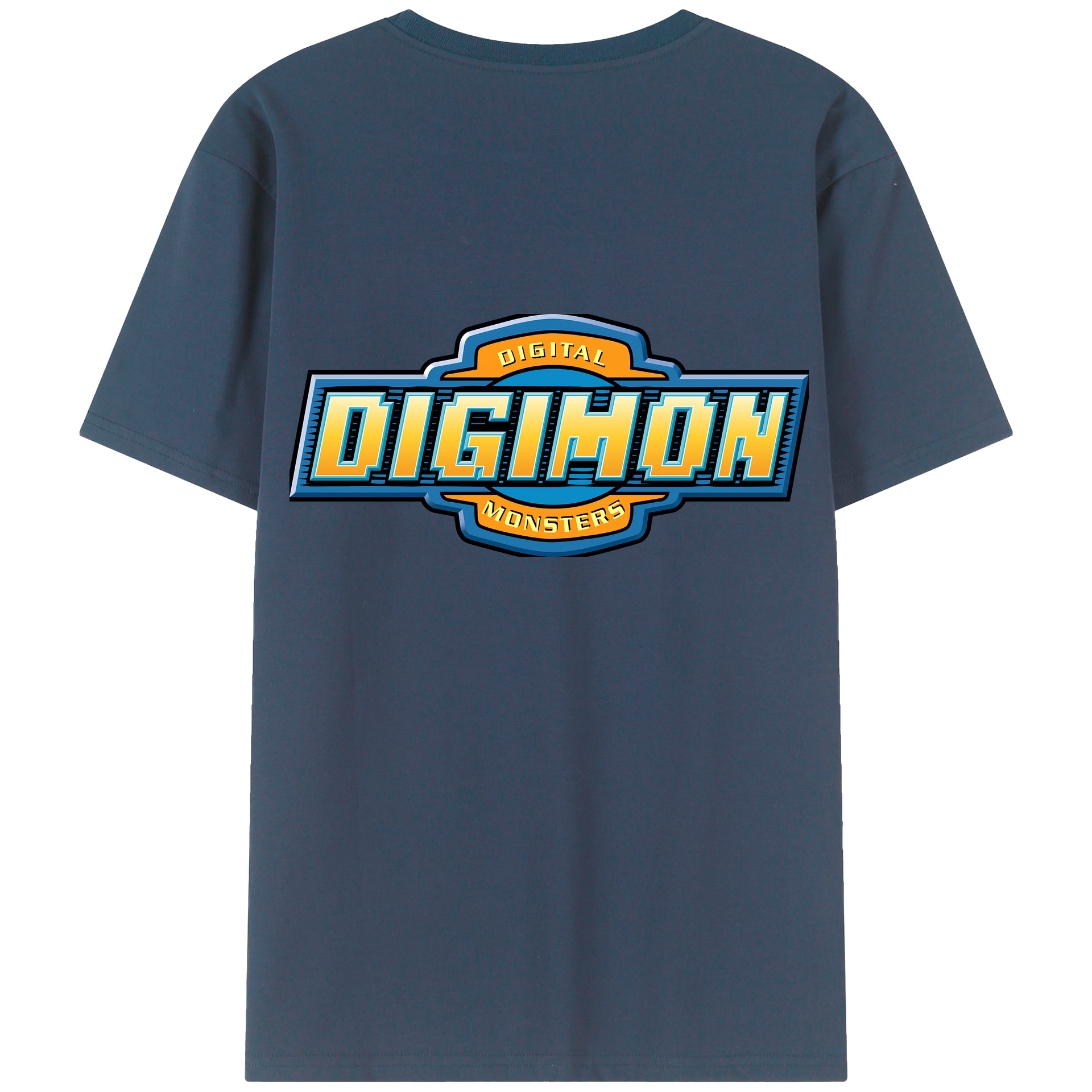 （画像用） Digimon デジタルモンスター/デジモン レディース半袖Tシャツ(バックプリント)