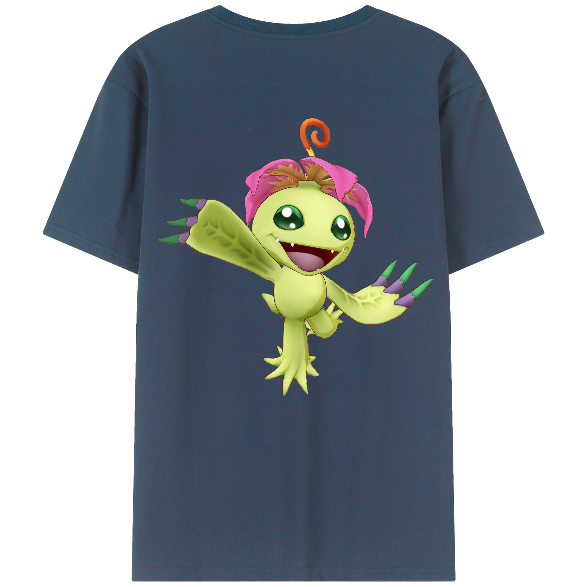 （画像用） Digimon デジタルモンスター/デジモン レディース半袖Tシャツ(バックプリント)
