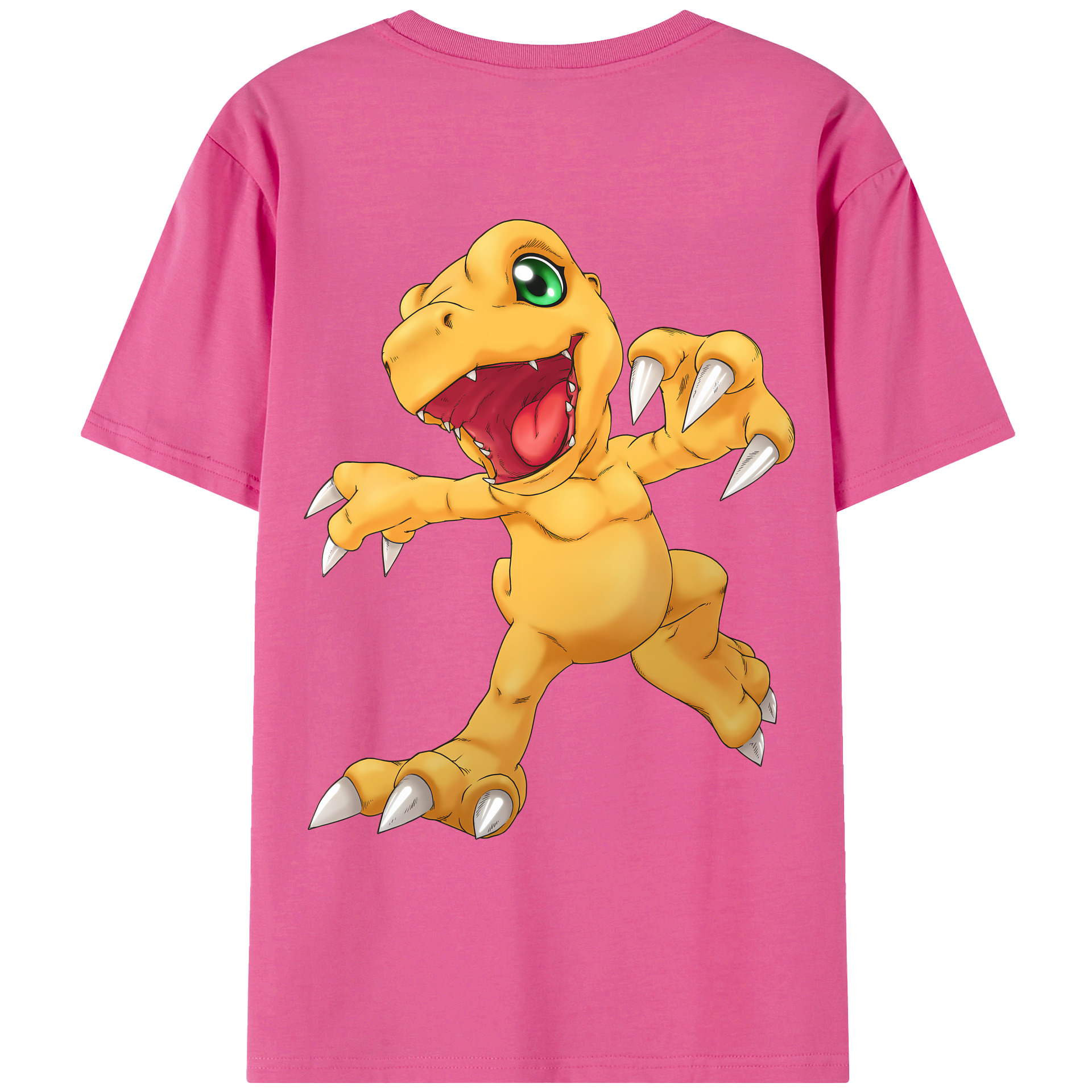 （画像用） Digimon デジタルモンスター/デジモン レディース半袖Tシャツ(バックプリント)