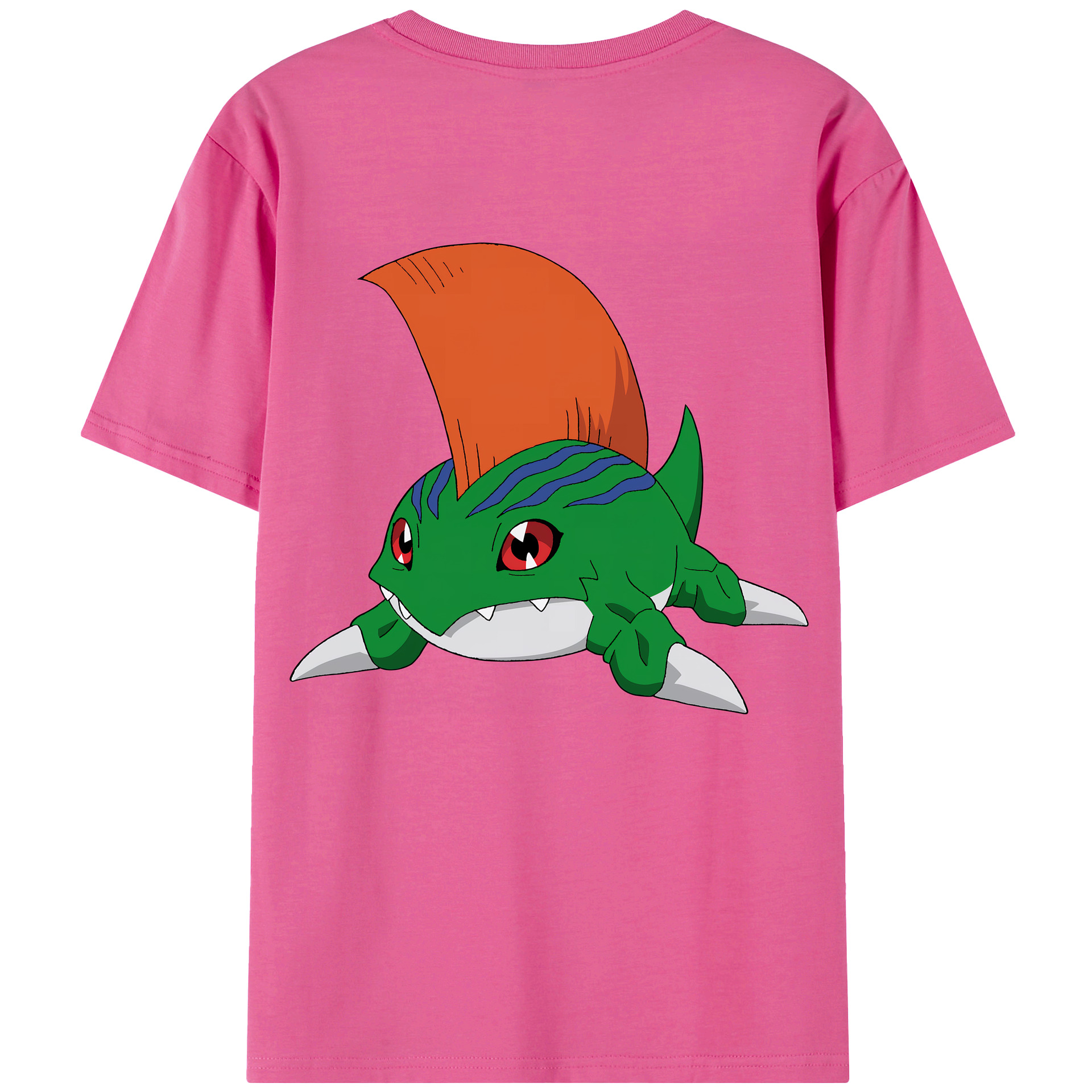 （画像用） Digimon デジタルモンスター/デジモン レディース半袖Tシャツ(バックプリント)
