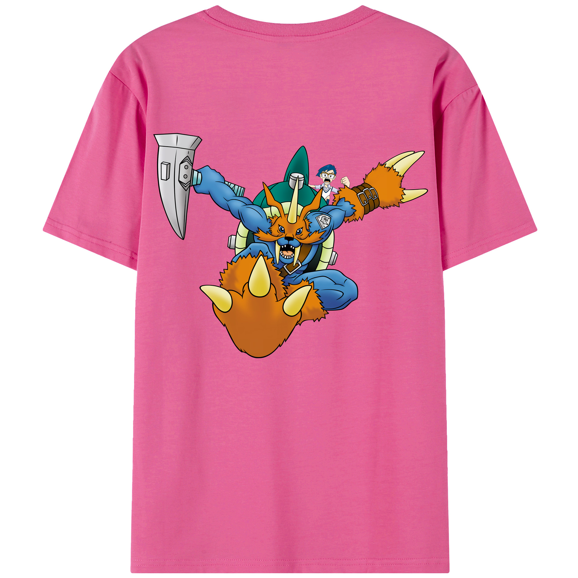 （画像用） Digimon デジタルモンスター/デジモン レディース半袖Tシャツ(バックプリント)