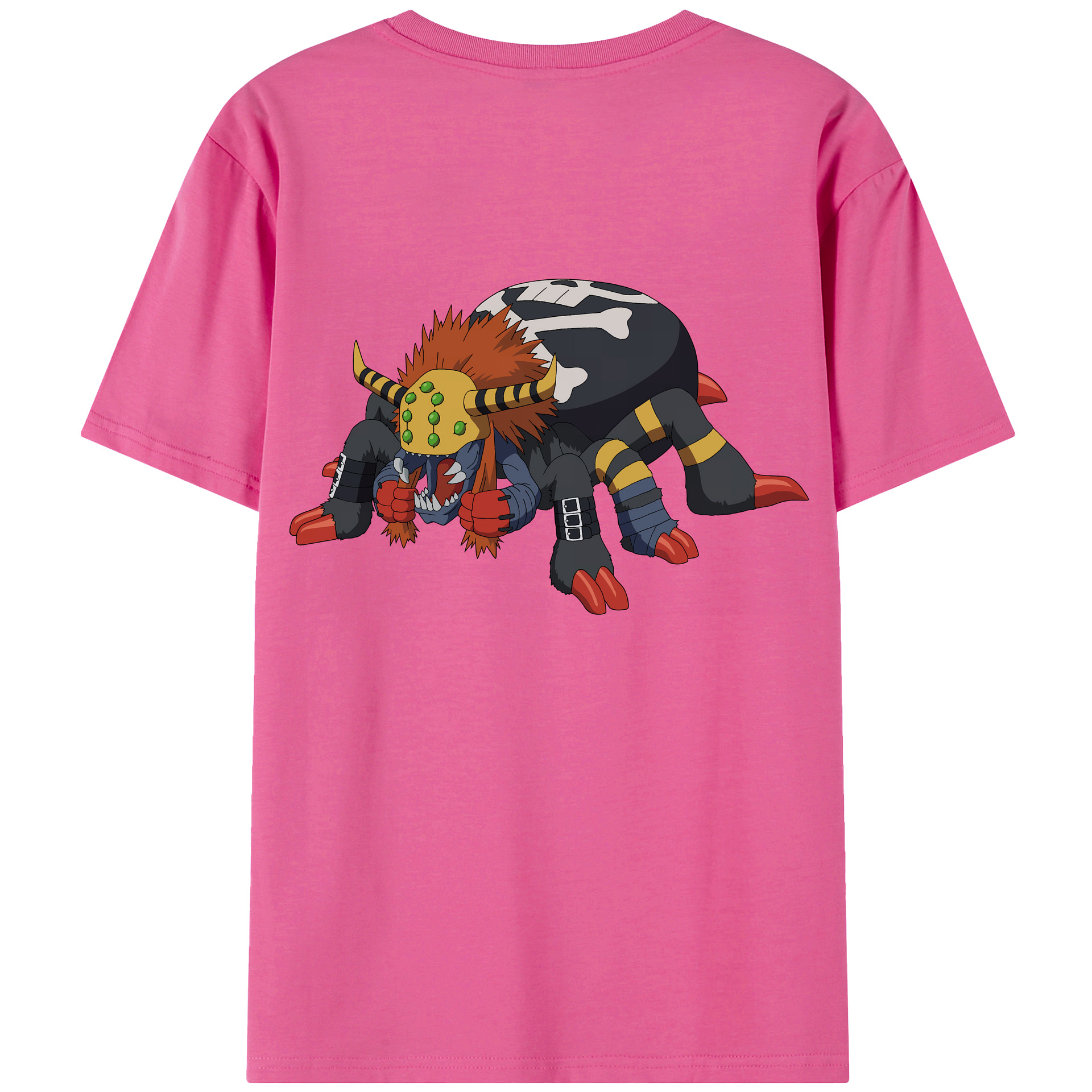 （画像用） Digimon デジタルモンスター/デジモン レディース半袖Tシャツ(バックプリント)