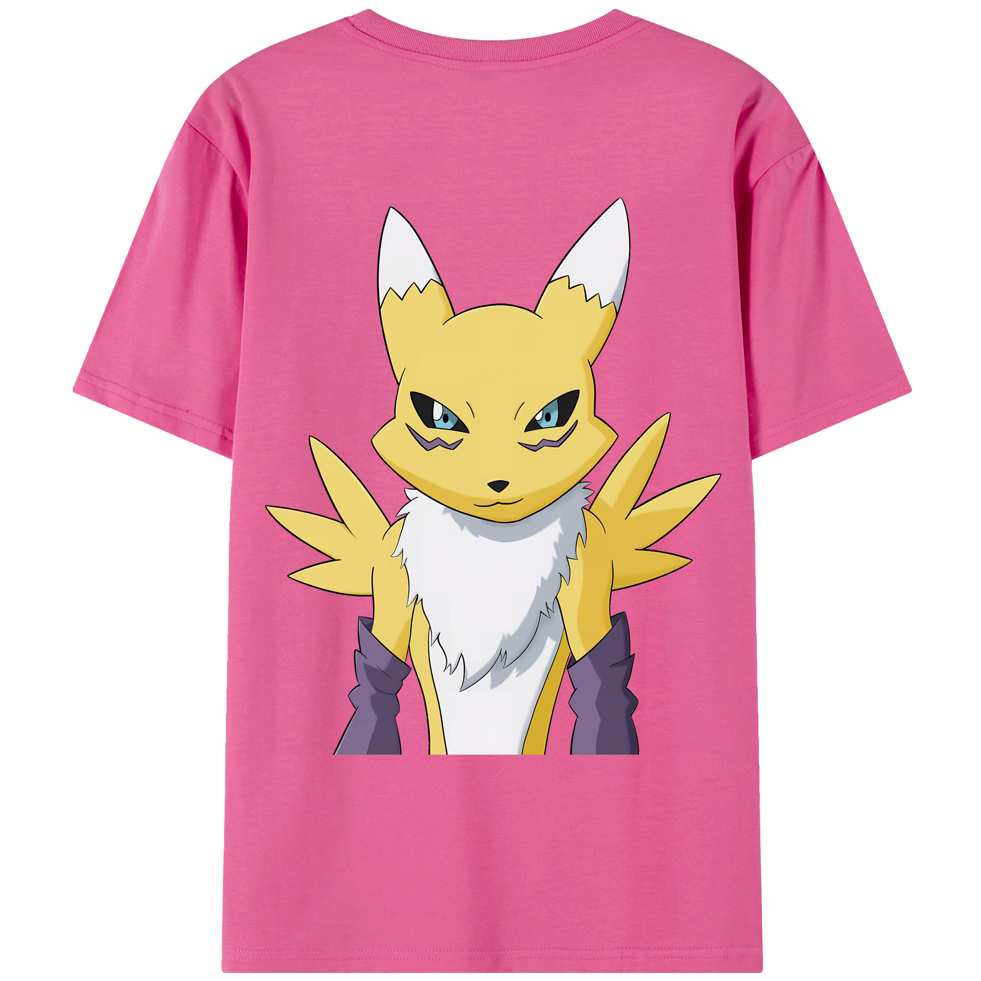 （画像用） Digimon デジタルモンスター/デジモン レディース半袖Tシャツ(バックプリント)