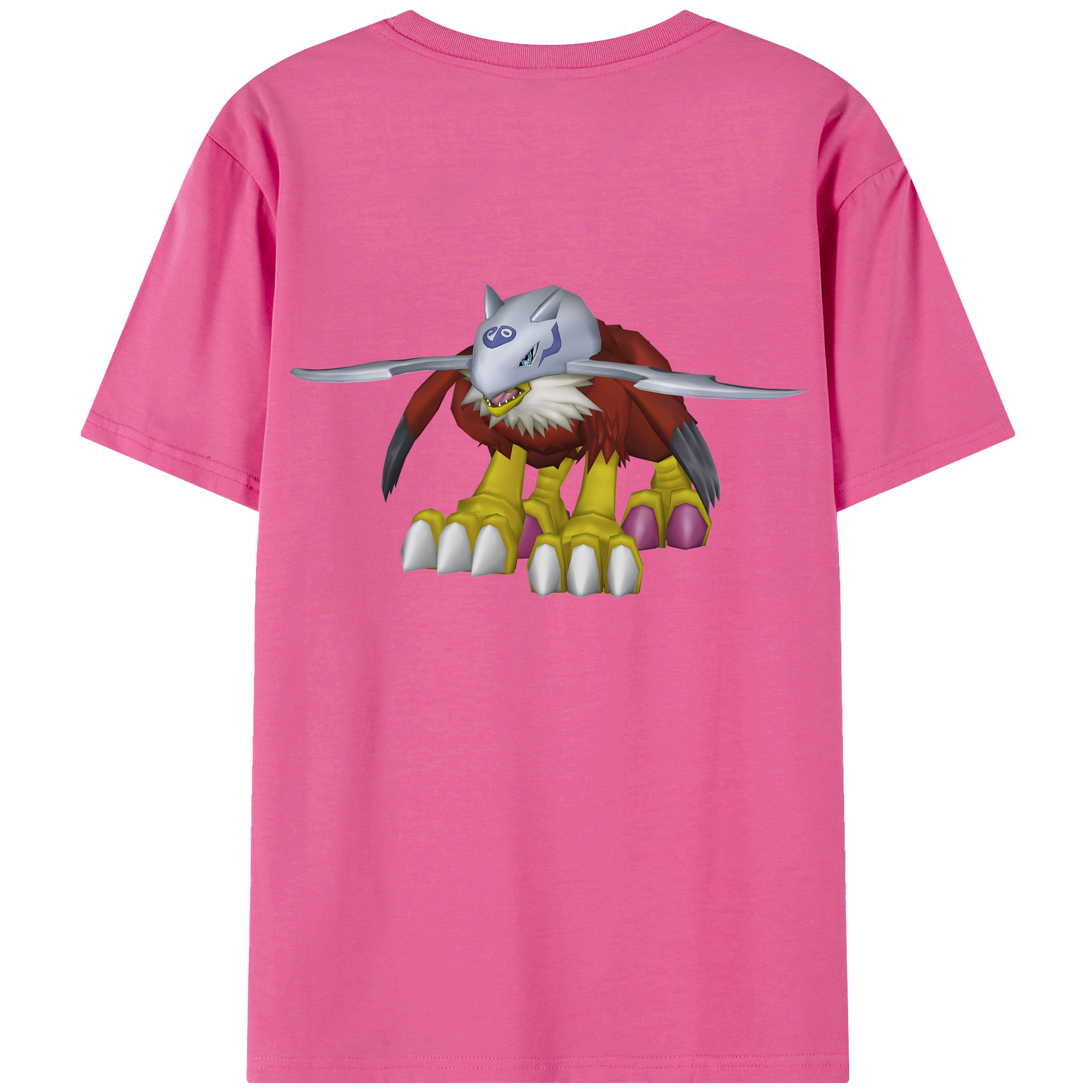 （画像用） Digimon デジタルモンスター/デジモン レディース半袖Tシャツ(バックプリント)
