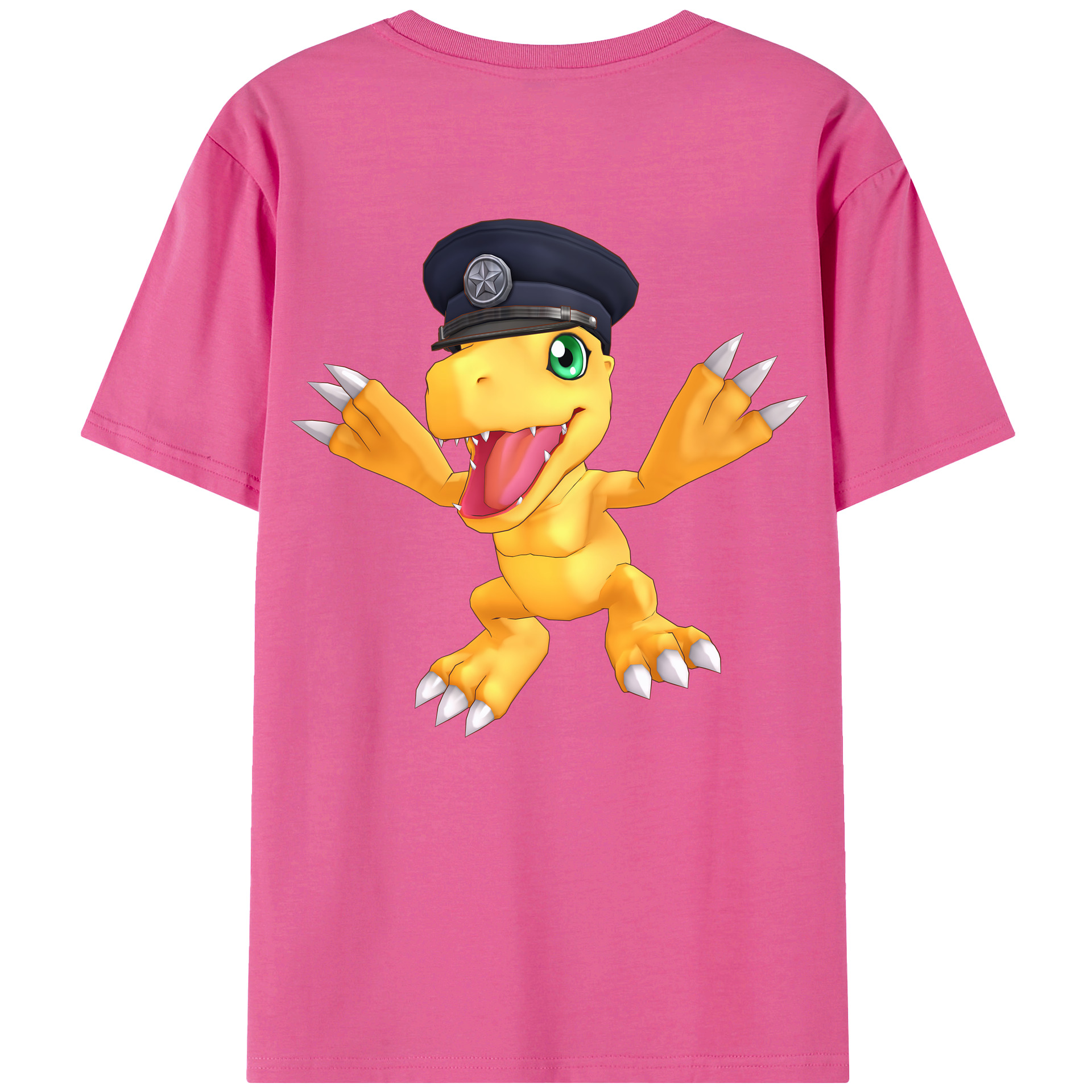 （画像用） Digimon デジタルモンスター/デジモン レディース半袖Tシャツ(バックプリント)