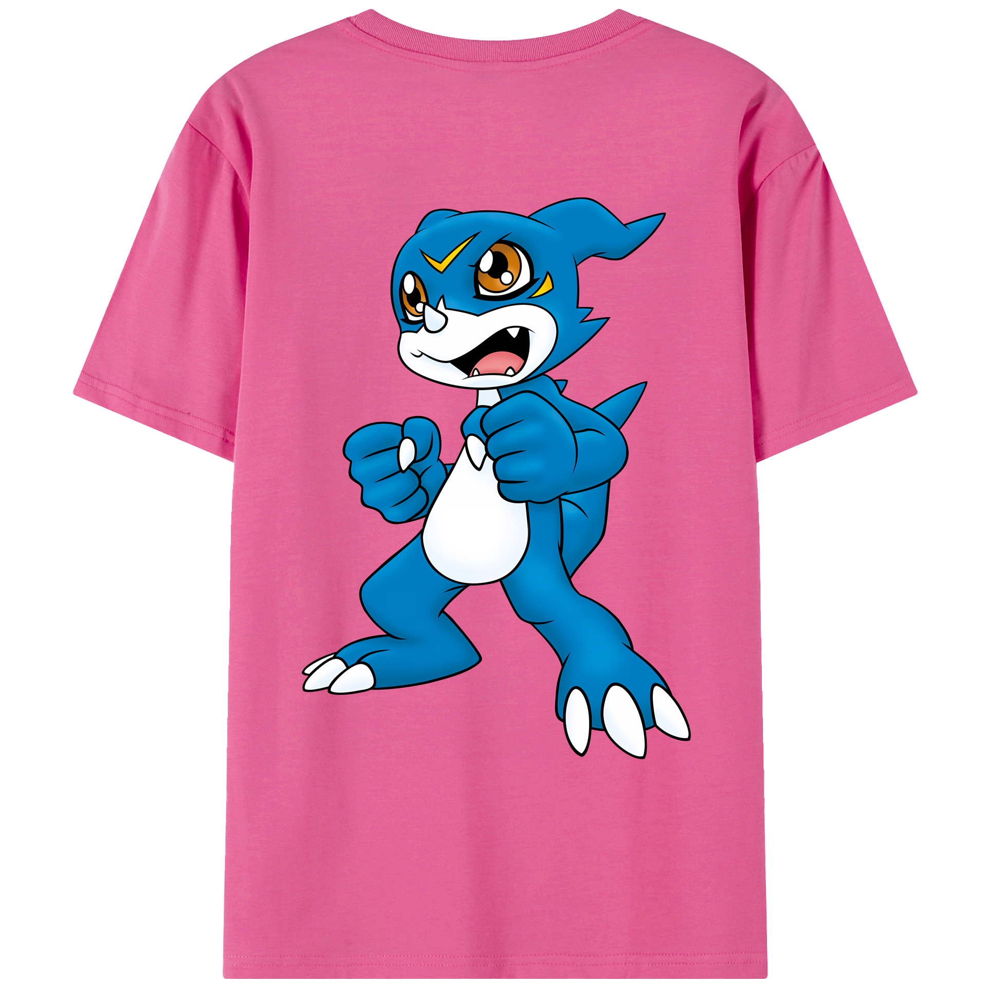 （画像用） Digimon デジタルモンスター/デジモン レディース半袖Tシャツ(バックプリント)