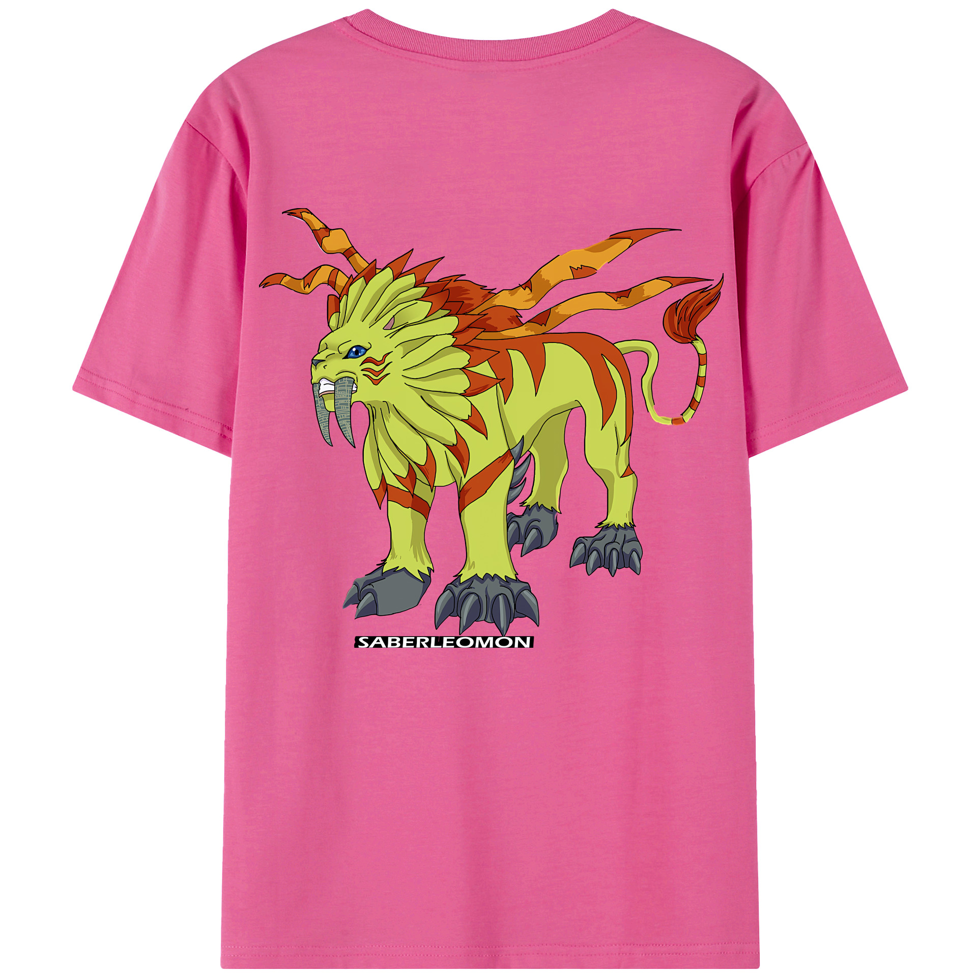 （画像用） Digimon デジタルモンスター/デジモン レディース半袖Tシャツ(バックプリント)