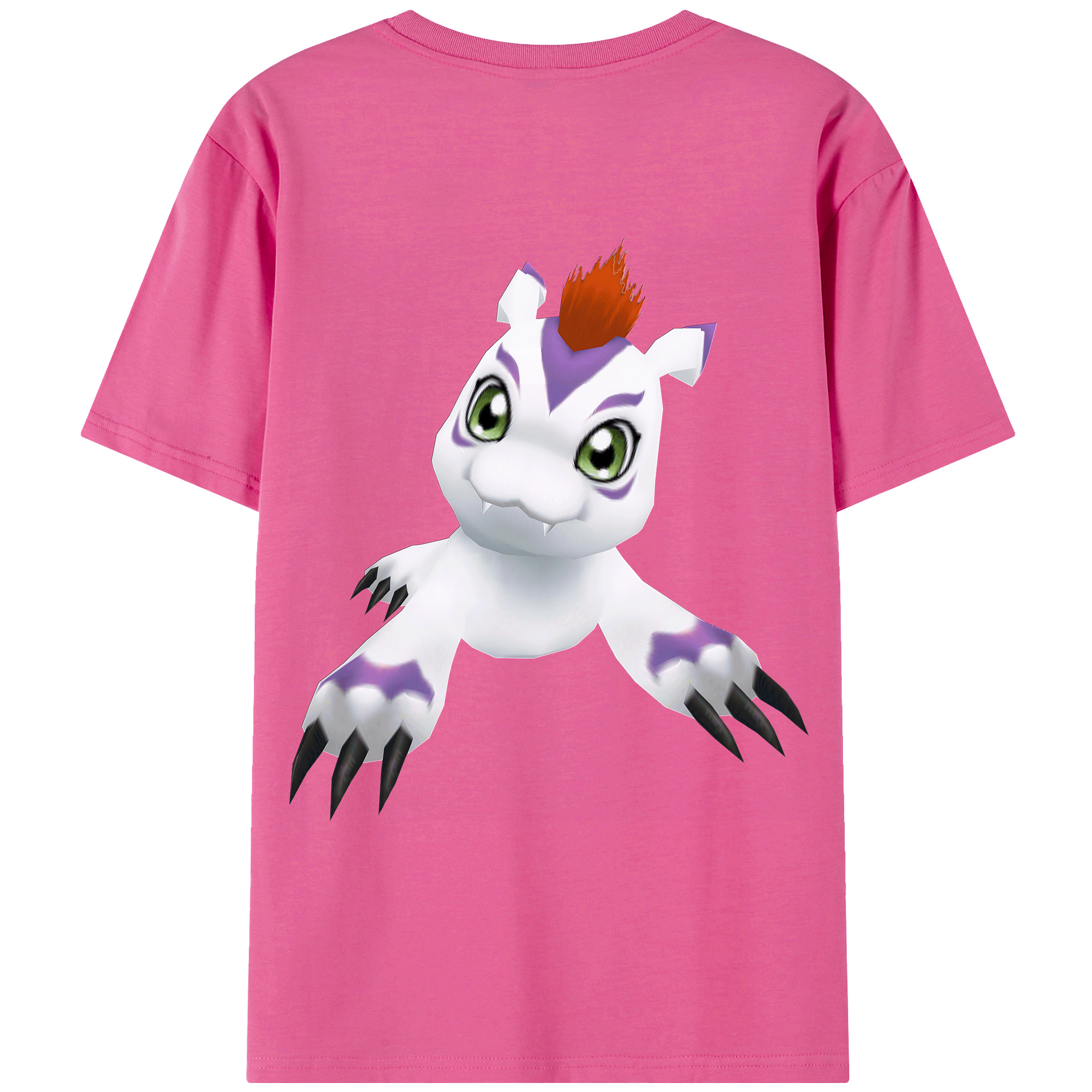 （画像用） Digimon デジタルモンスター/デジモン レディース半袖Tシャツ(バックプリント)