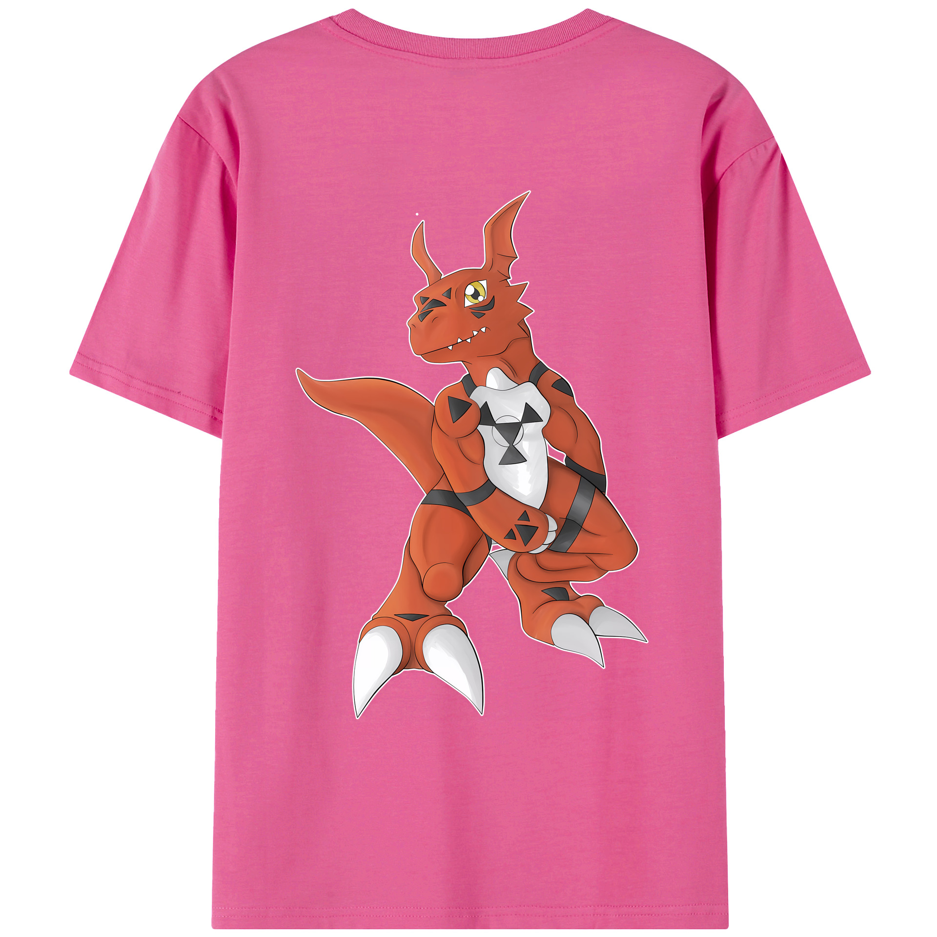 （画像用） Digimon デジタルモンスター/デジモン レディース半袖Tシャツ(バックプリント)