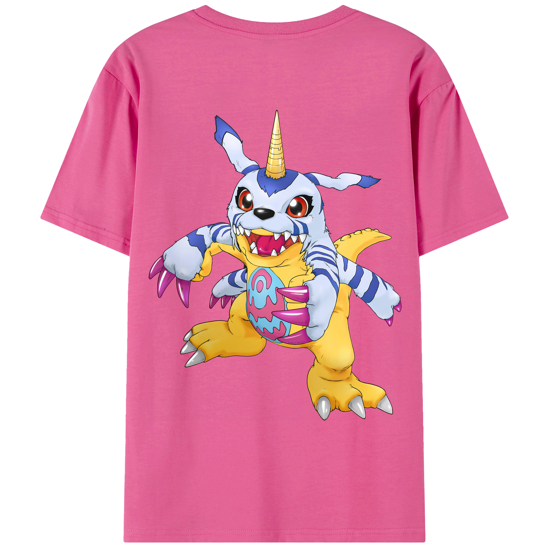 （画像用） Digimon デジタルモンスター/デジモン レディース半袖Tシャツ(バックプリント)