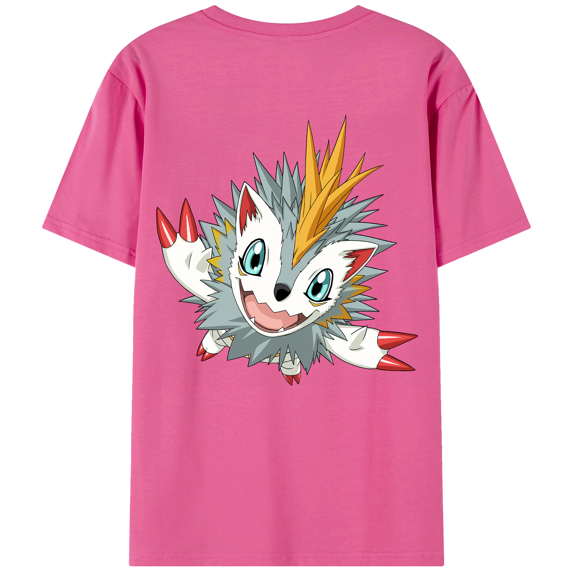 （画像用） Digimon デジタルモンスター/デジモン レディース半袖Tシャツ(バックプリント)