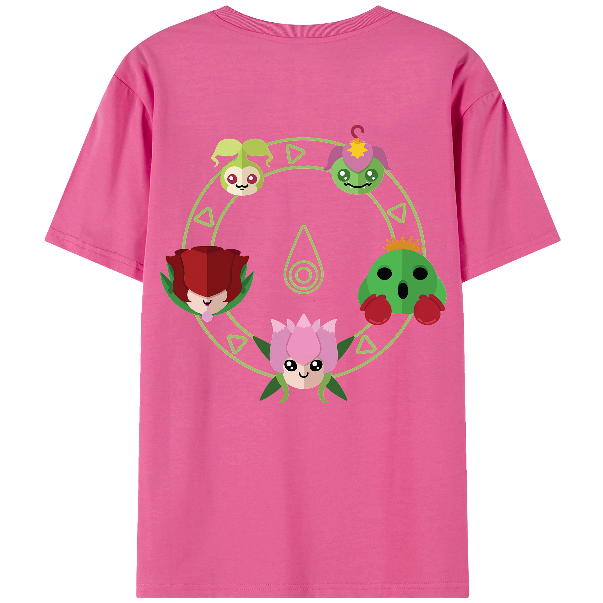 （画像用） Digimon デジタルモンスター/デジモン レディース半袖Tシャツ(バックプリント)