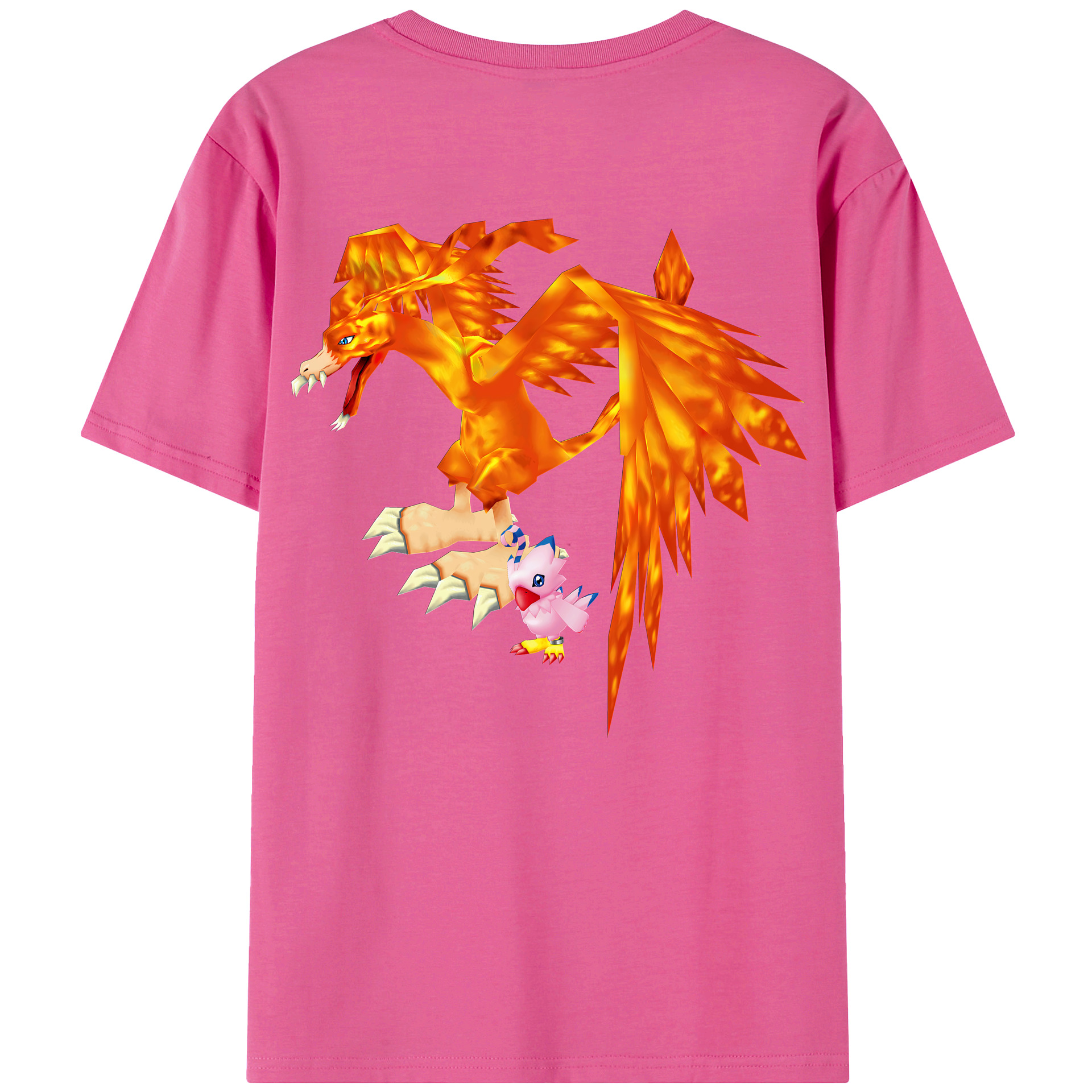 （画像用） Digimon デジタルモンスター/デジモン レディース半袖Tシャツ(バックプリント)